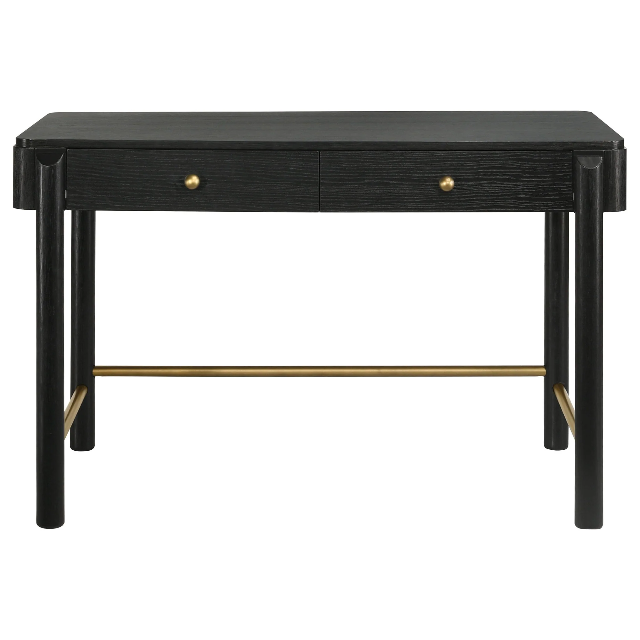 Arini 2-piece Makeup Vanity Table and Mirror Set Black - Image 2