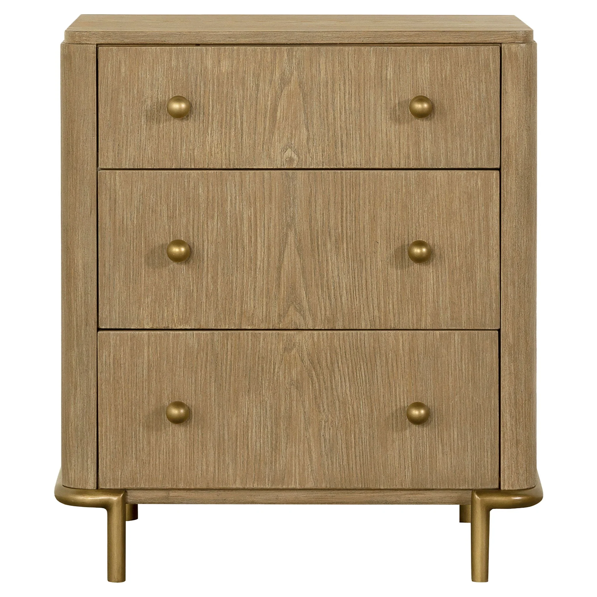Arini 3-drawer Nightstand Sand Wash - Image 4