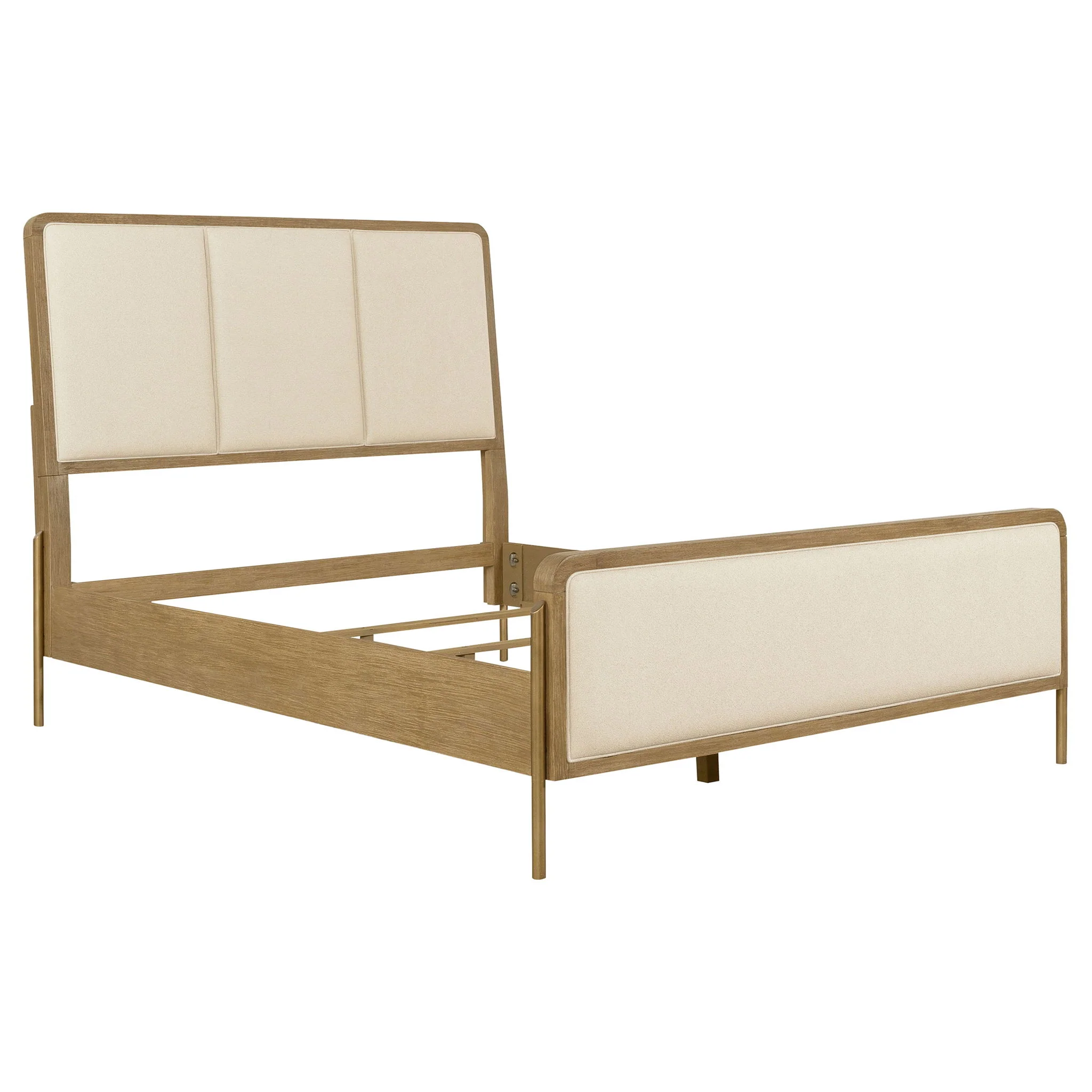Arini 4-piece Eastern King Bedroom Set Cream and Sand Wash - Image 4