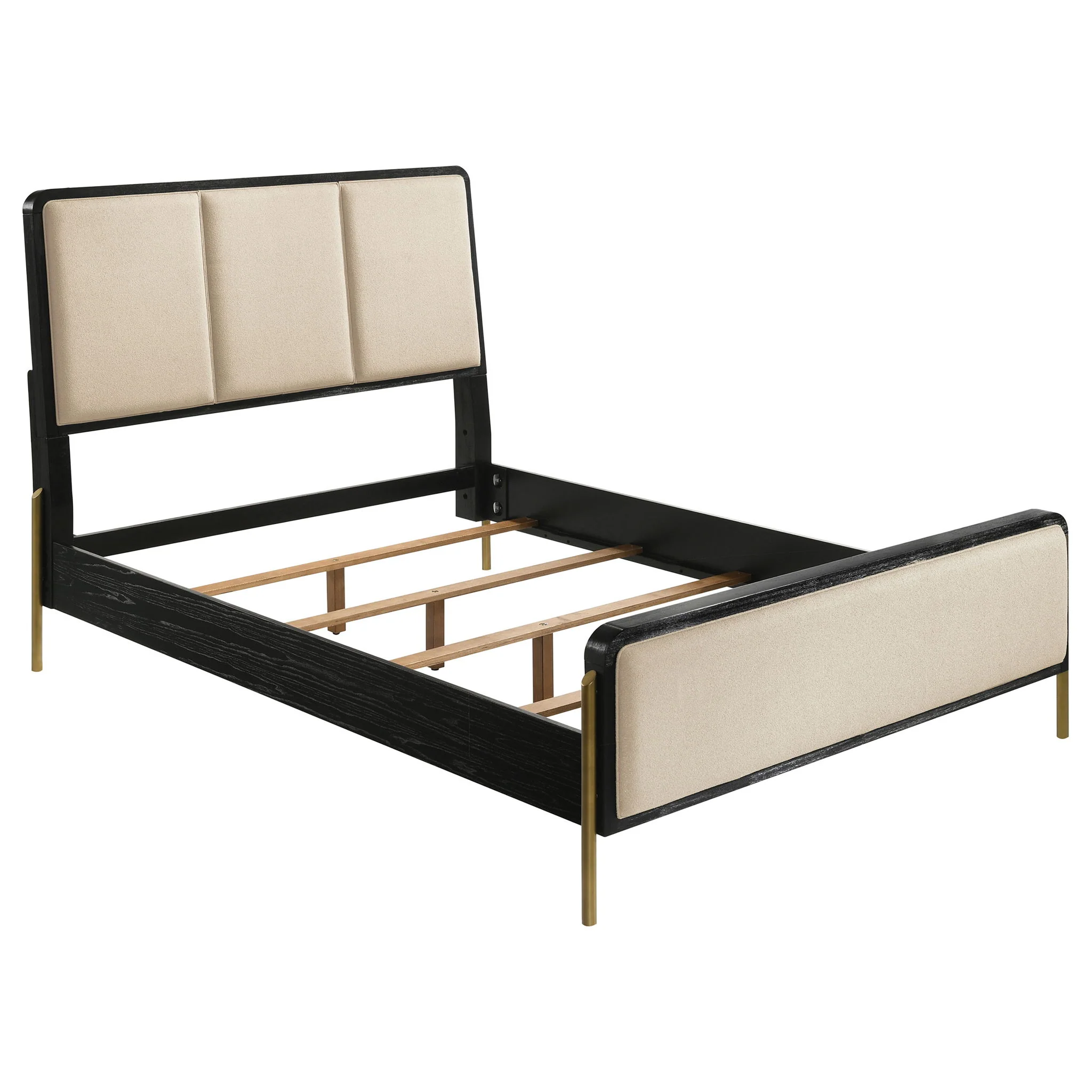 Arini 5-piece Queen Bedroom Set Cream and Black - Image 2