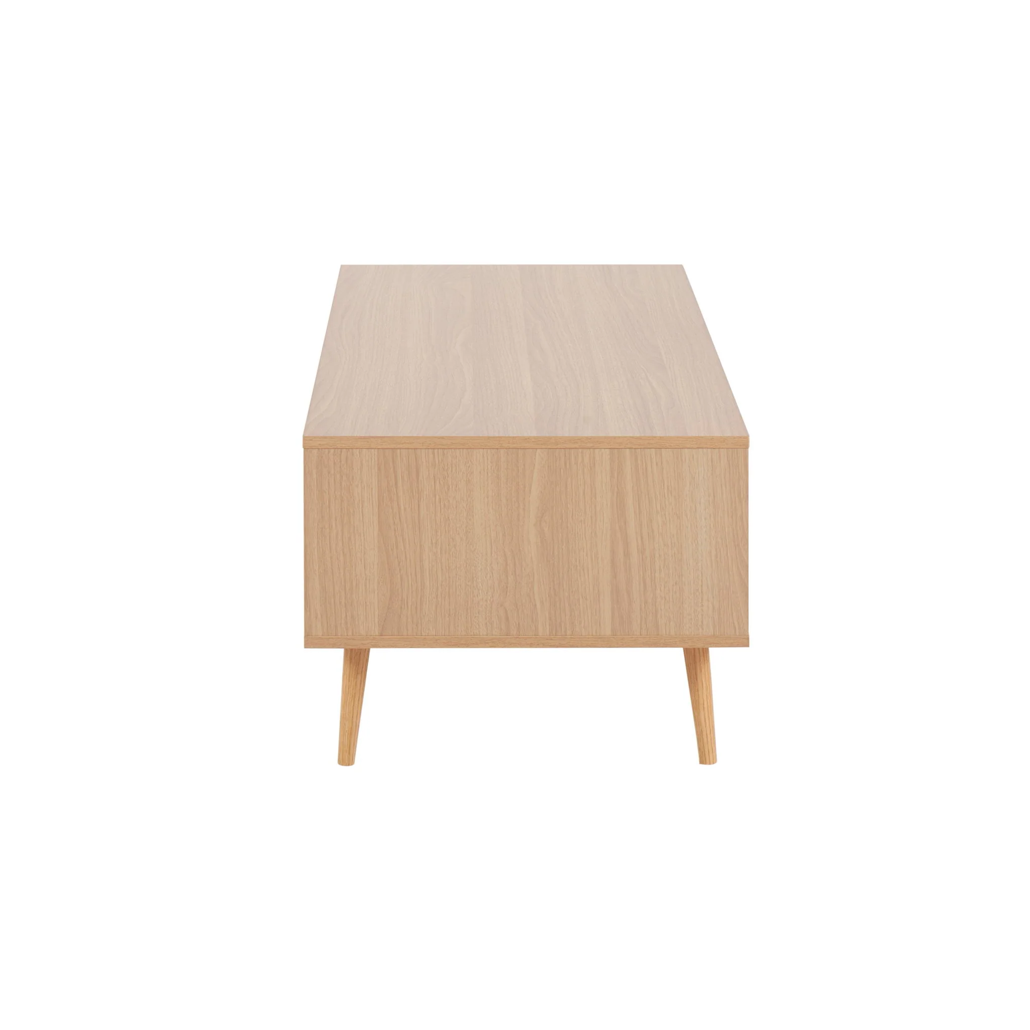 Astro - Contemporary Coffee Table - Natural / White - Image 3