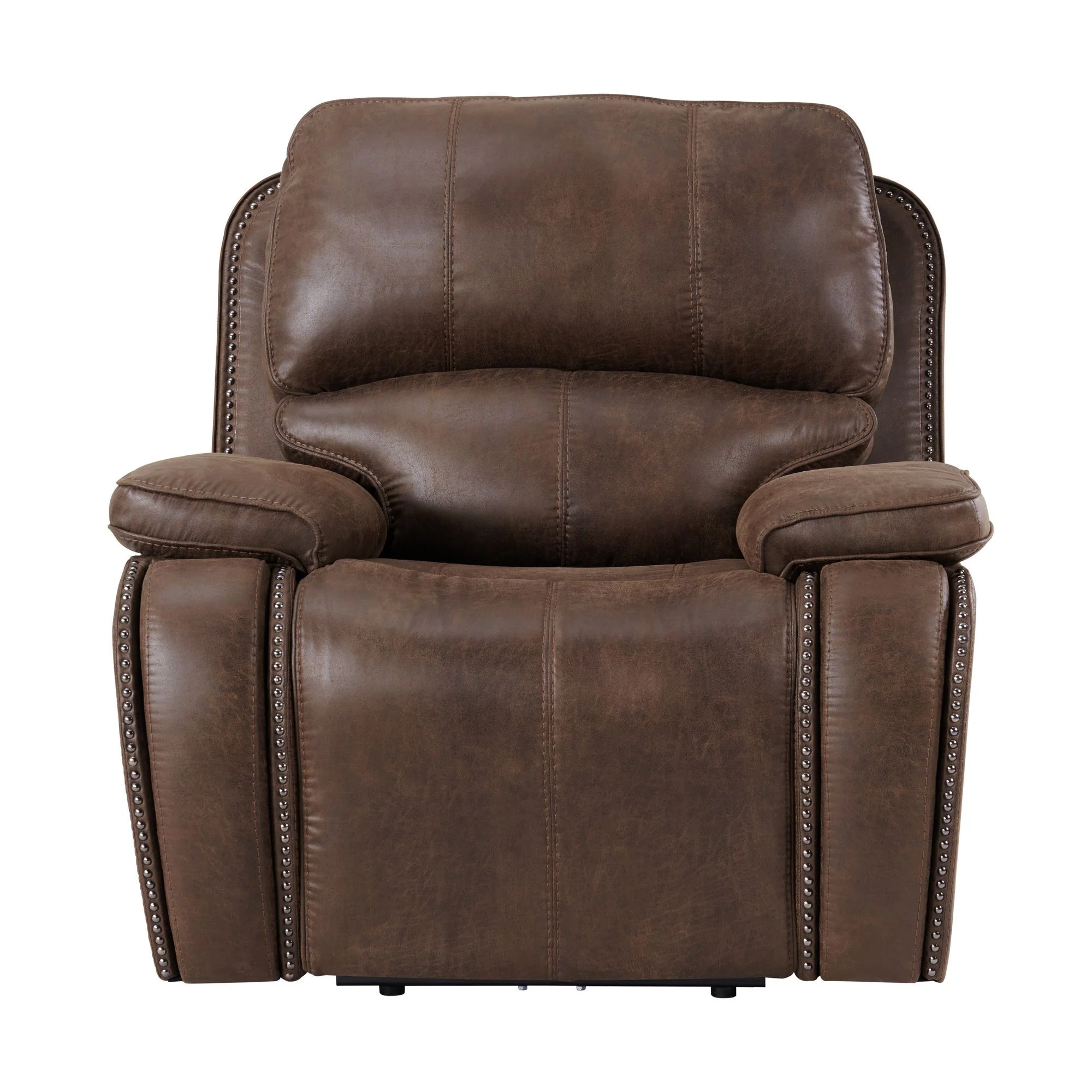 Atlantis - Power Motion Recliner With Power Head Recliner - Heritage Brown - Image 4