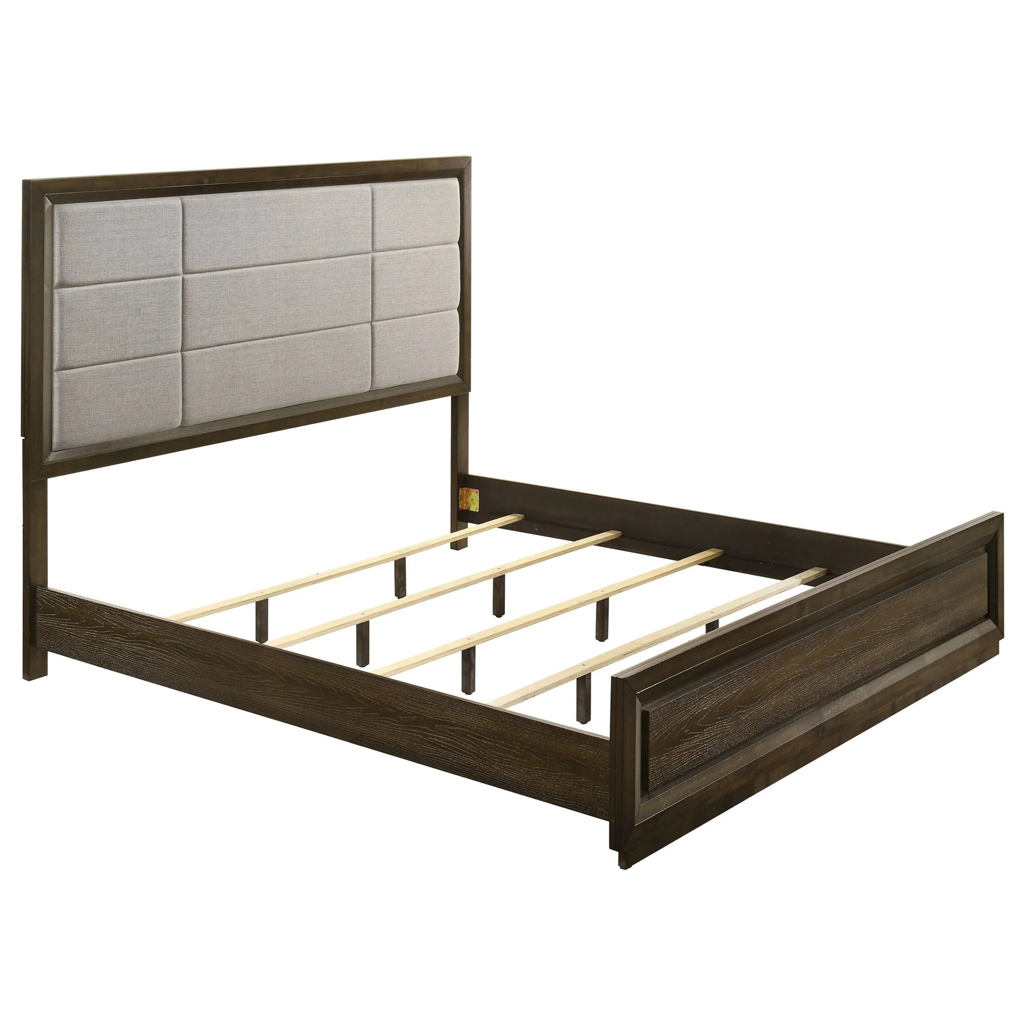Atlas 4-piece California King Bedroom Set Dark Oak - Image 3