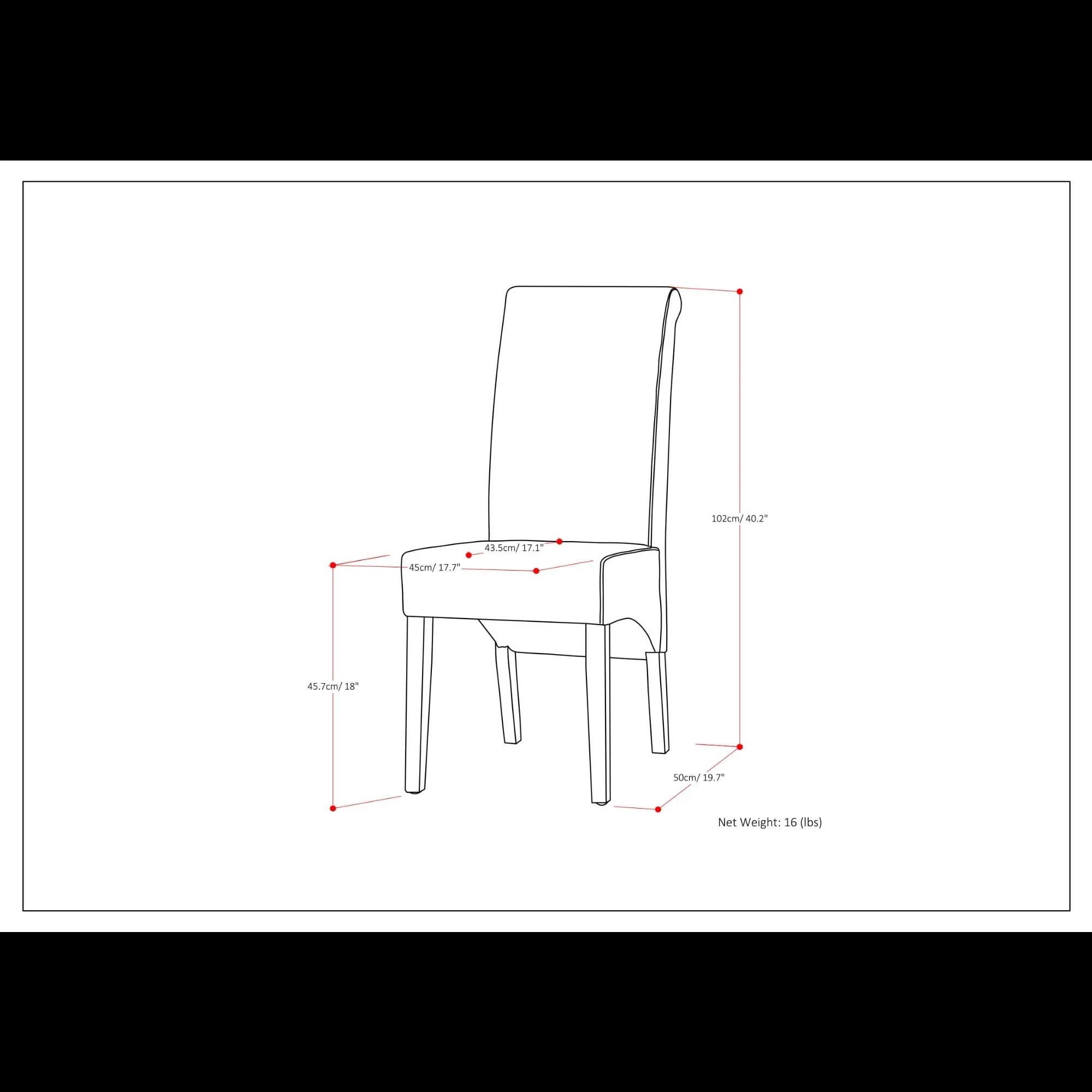 Avalon - Deluxe Parson, Dining Chair (Set of 2) - Image 7