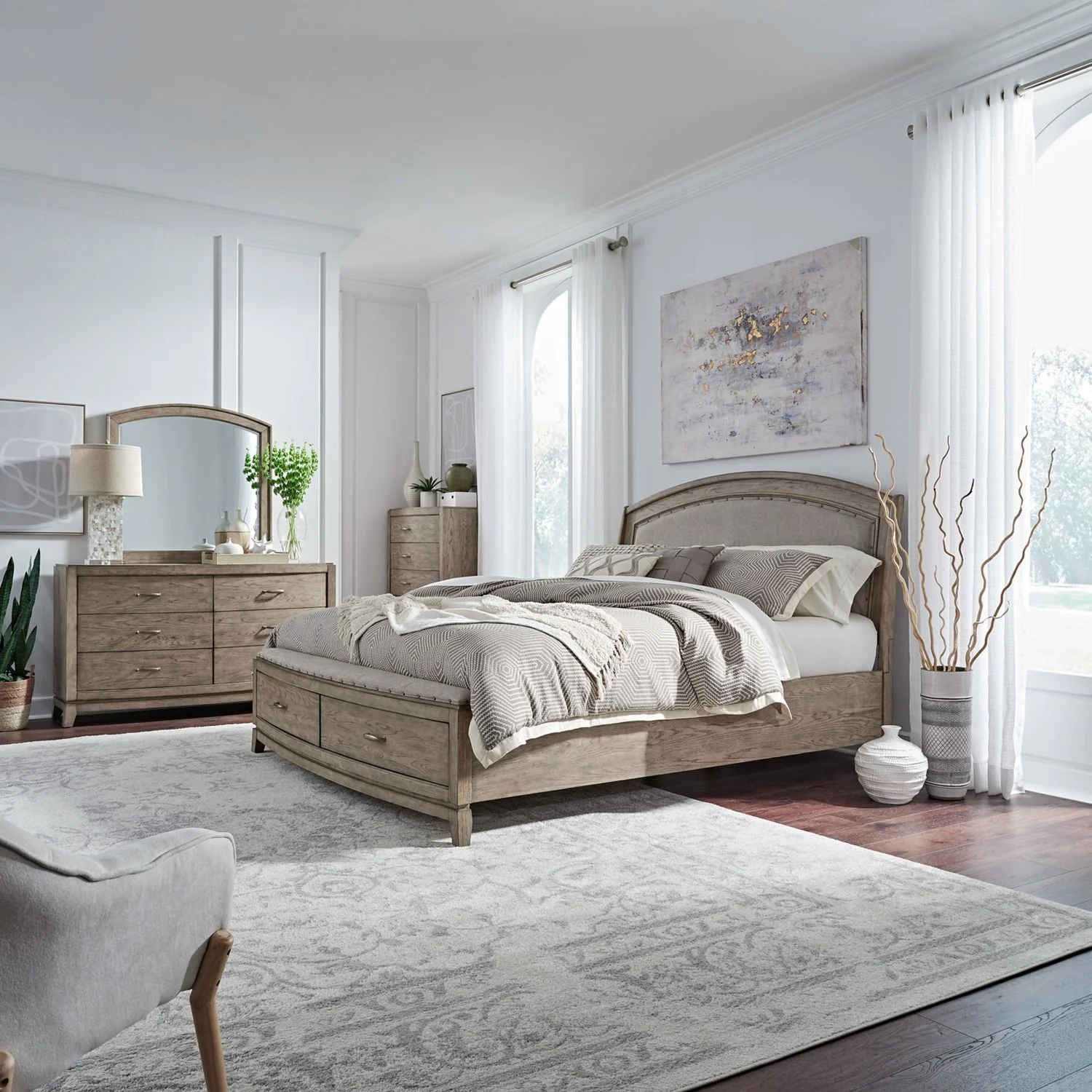 Avalon - Upholstered Bedroom Set - Image 19