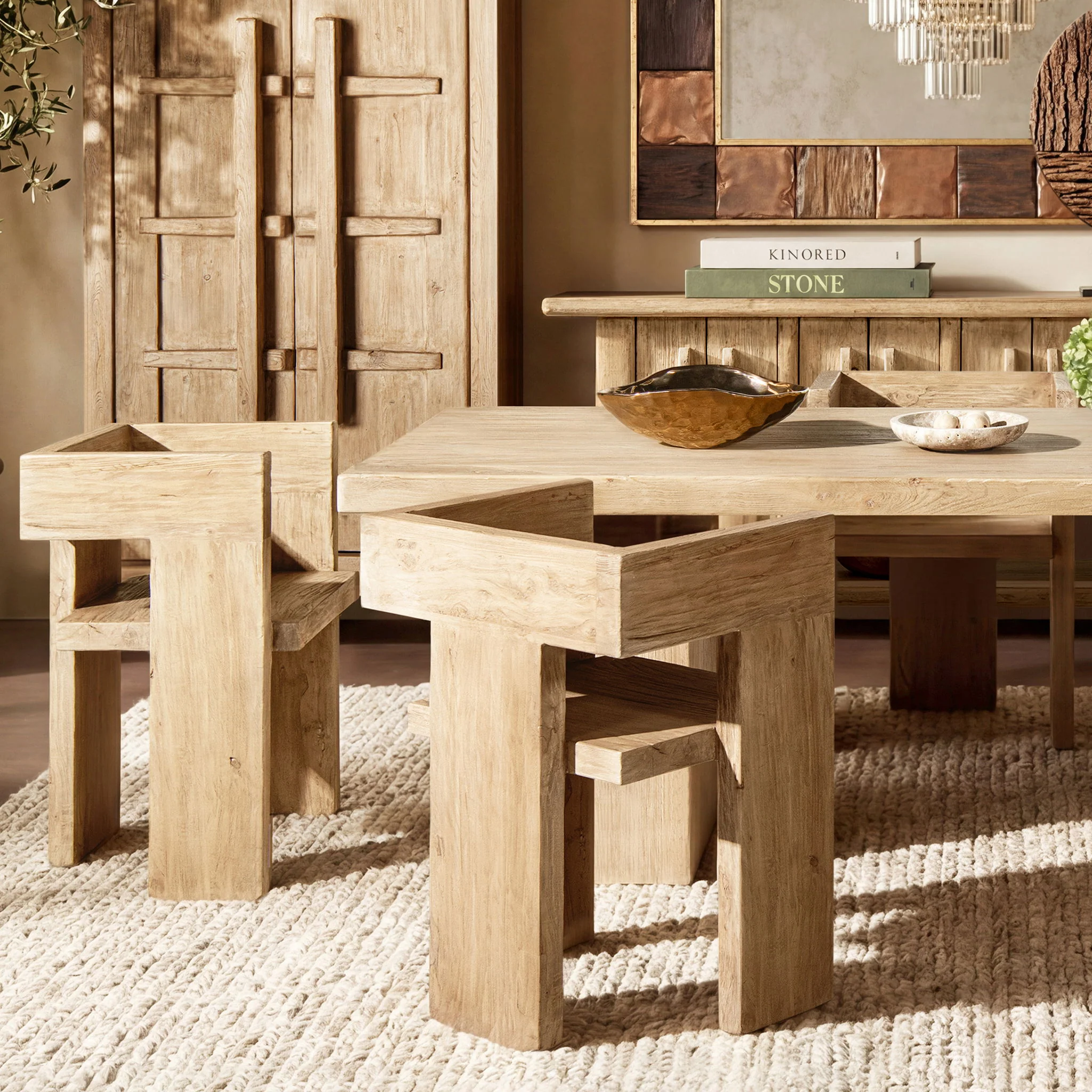 Avenel - Sculptural Block Accent Chair - Image 6