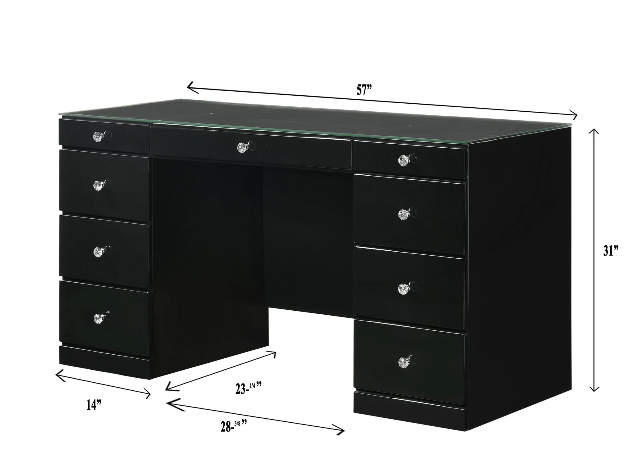 Avery - Vanity Set - Black - Image 4