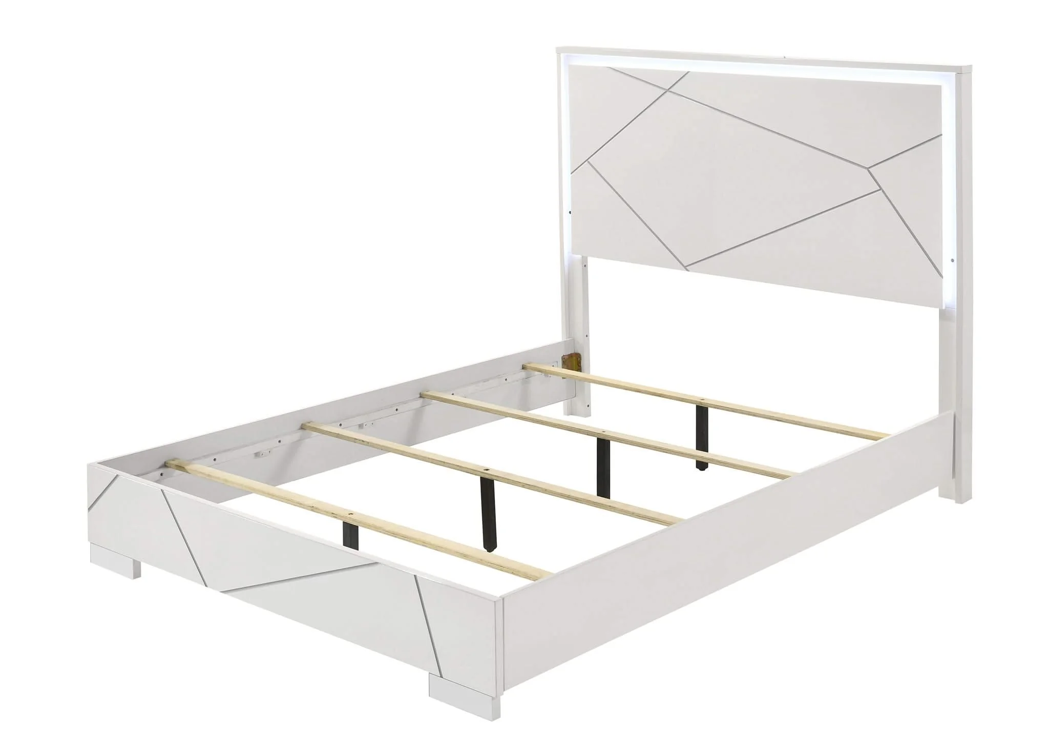 Ayla - King 4 Piece Bedroom Set - White - Image 3