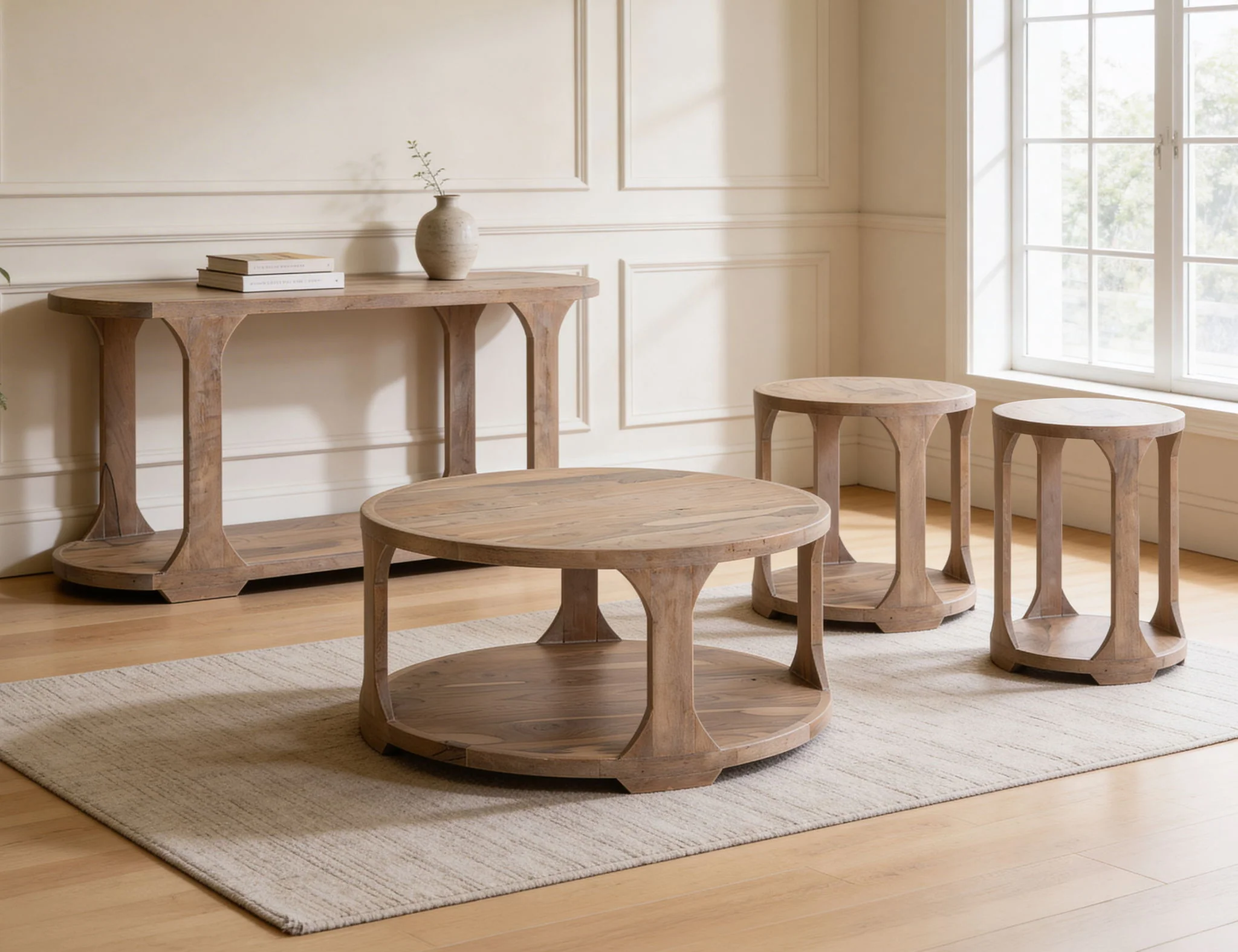 Balam - Wood Sofa Table - Image 6