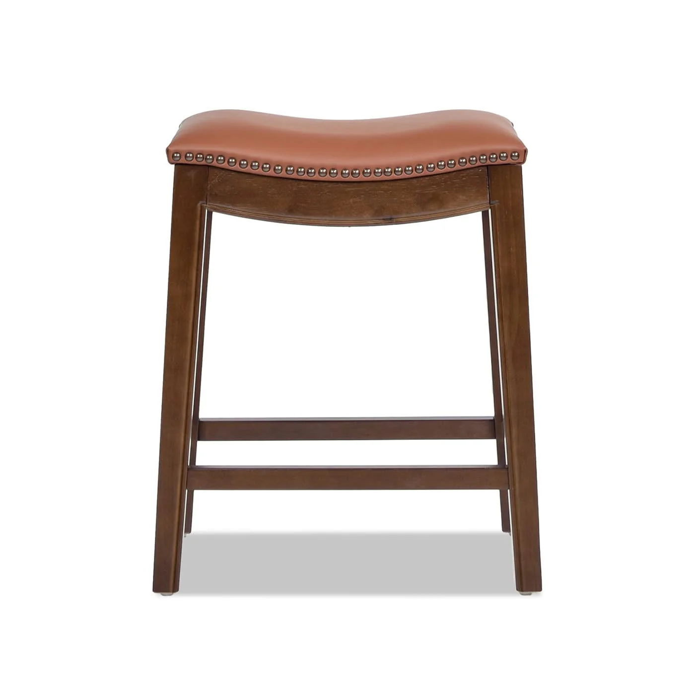Barlow - Backless Saddle Counter Stool - Brown - Image 4