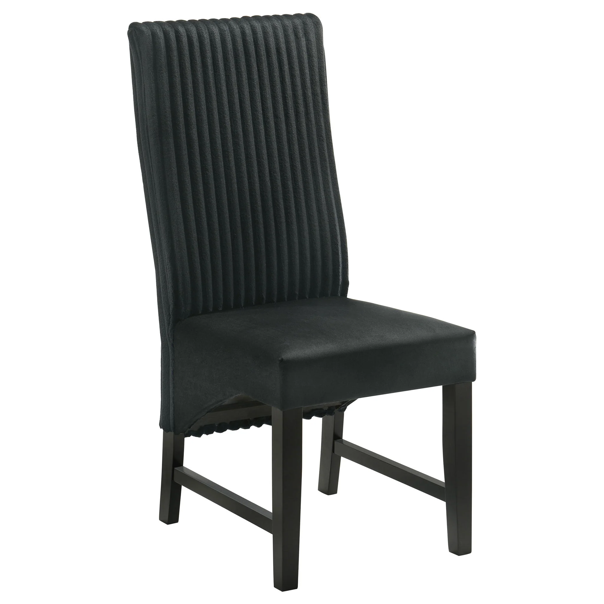 Barrand Upholstered Dining Side Chair Black (Set of 2) - Image 4