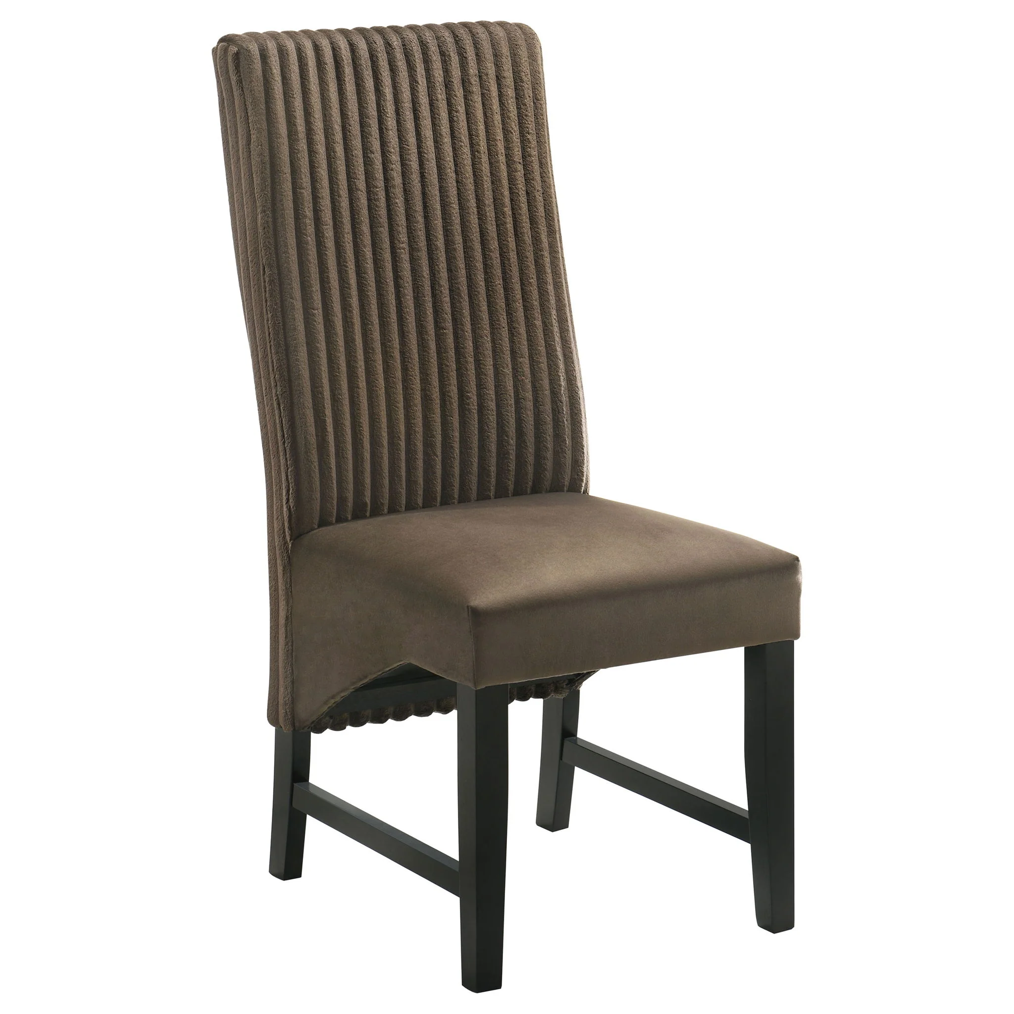 Barrand Upholstered Dining Side Chair Chocolate (Set of 2) - Image 4