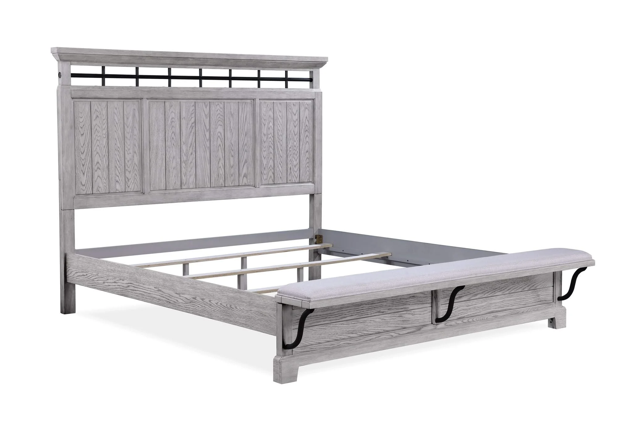 Beckett - King Bed - Greige - Image 2