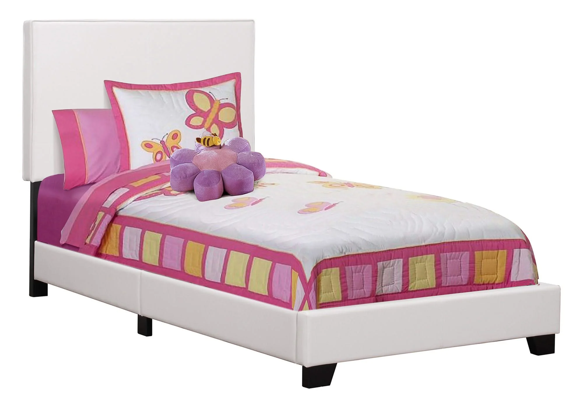 Bed, Upholstered, Transitional - Image 14