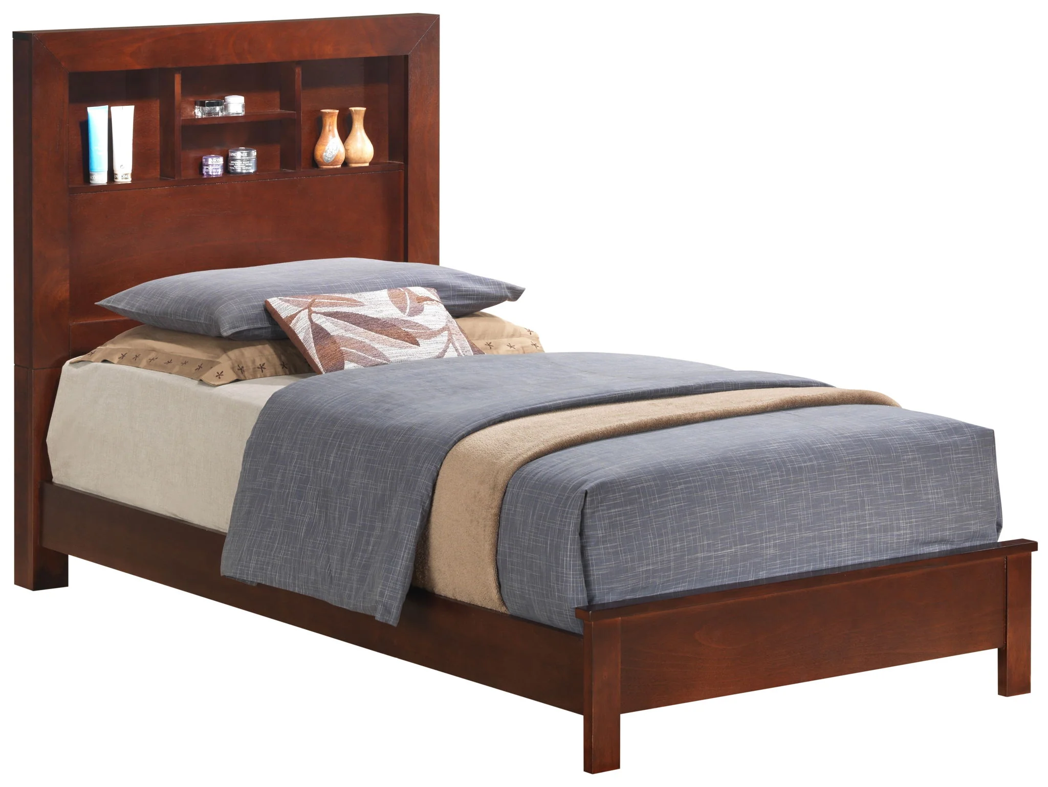 Bed With Transitional Design Stylish - Image 9