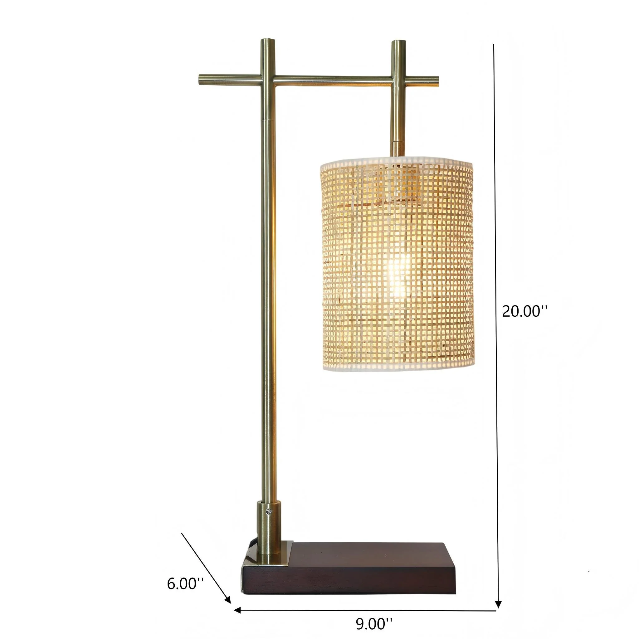 Bedroom Table Lamp With Lampshade - Bronze - Image 4