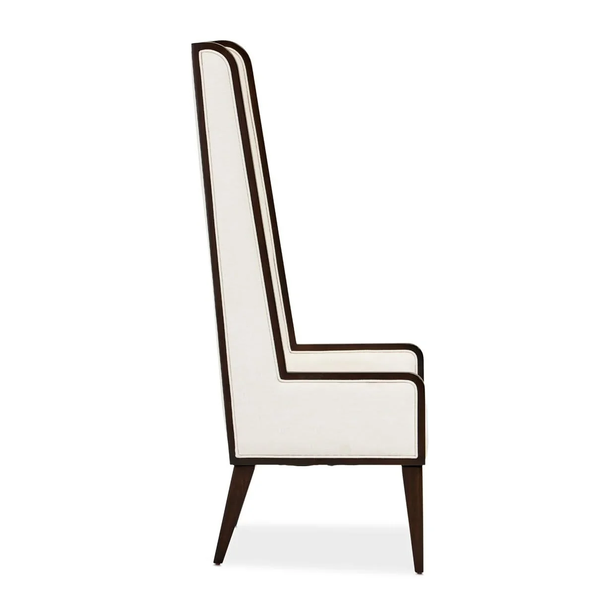 Belmont Place - Desk Chair - White / Dark Brown - Image 2
