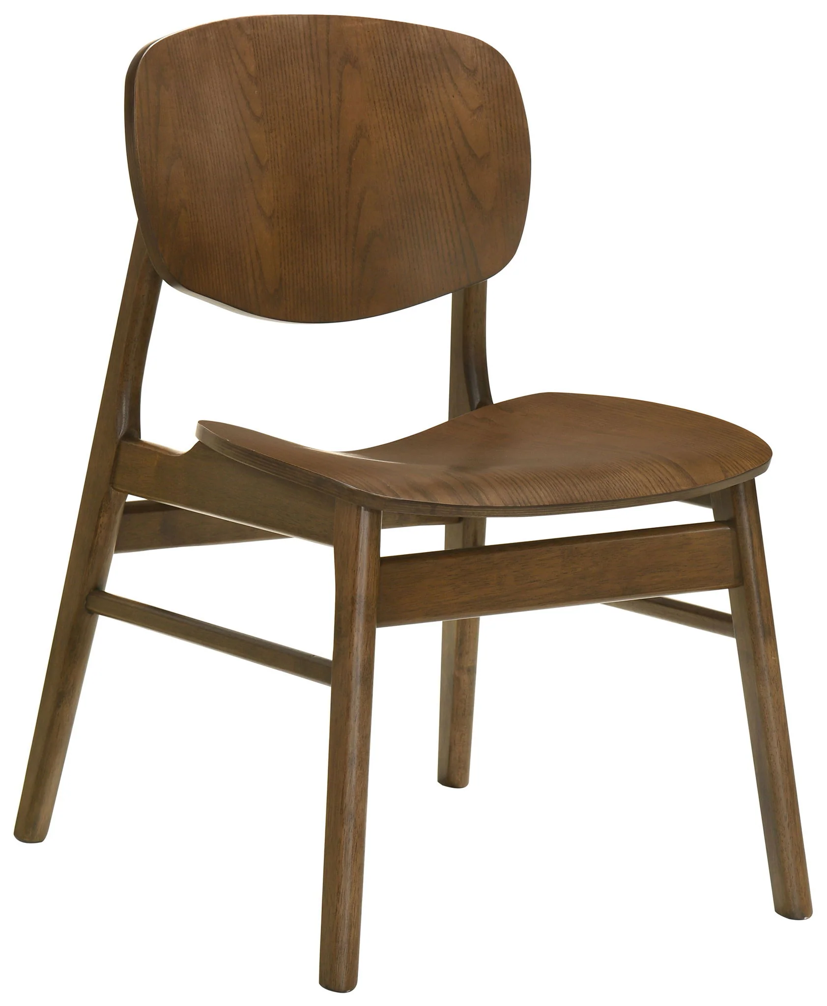 Benford Dining Side Chair Wood Seat Dark Brown (Set of 2) - Image 4