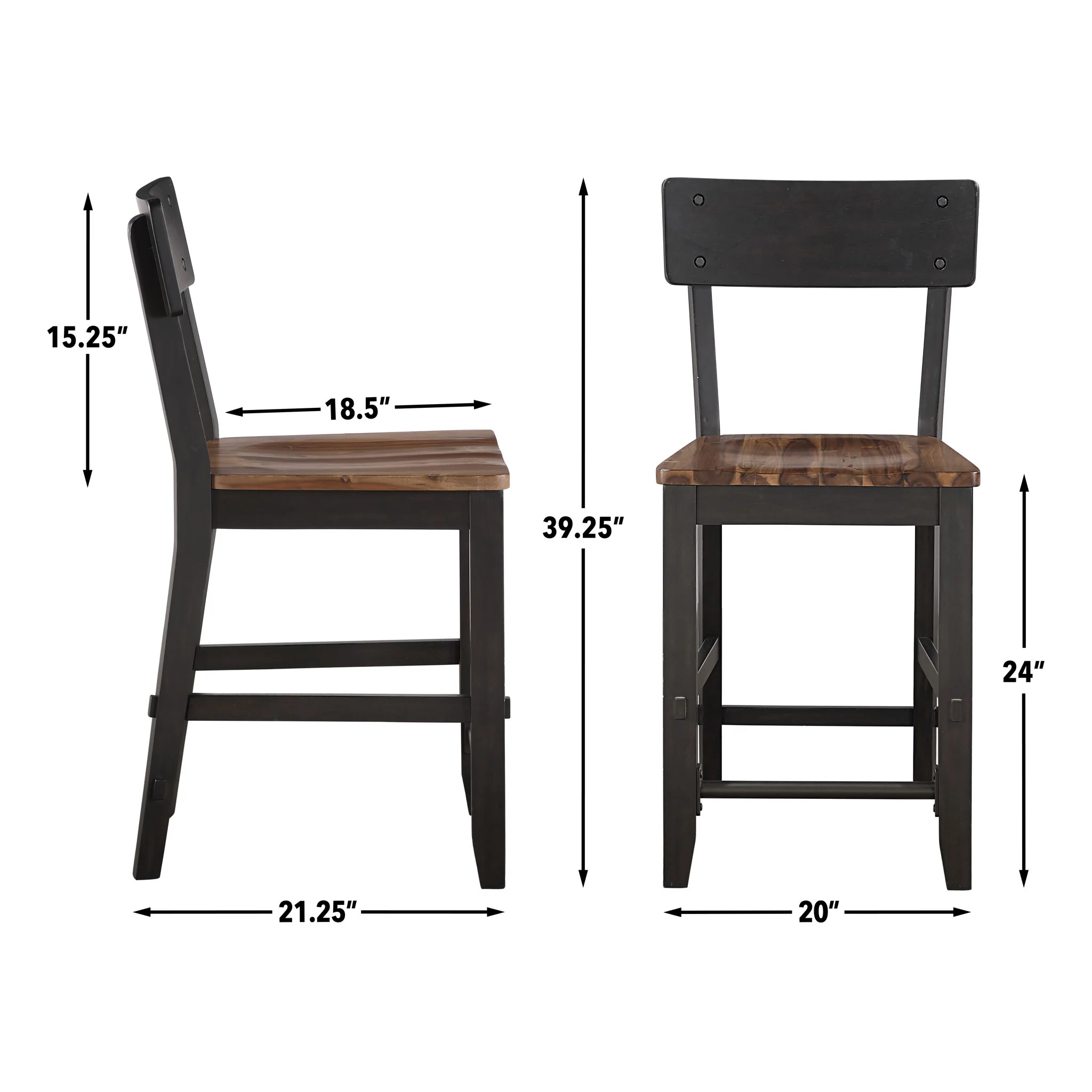 Bermuda - Counter Stool - Black - Image 4