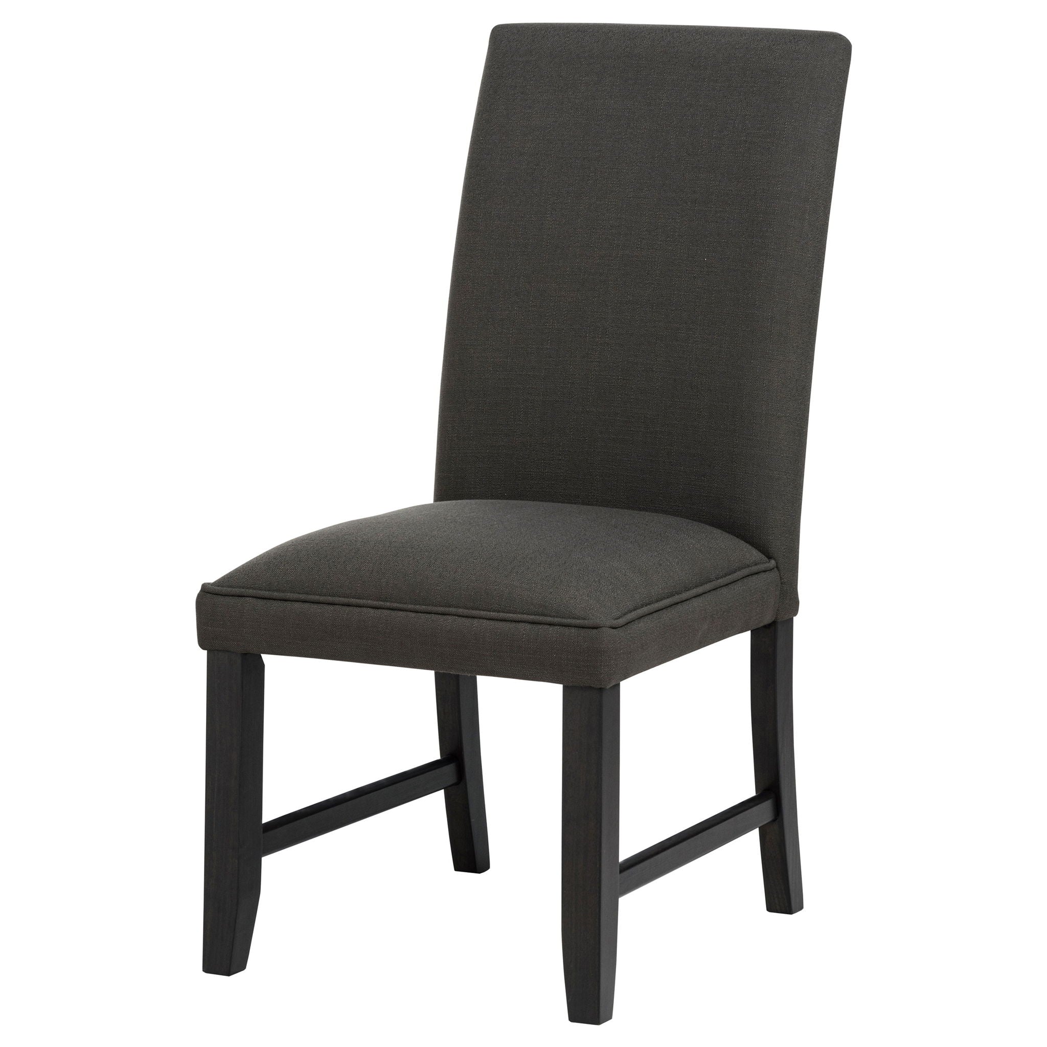 Berning Fabric Upholstered Parson Side Chair Charcoal Grey (Set of 2) - Image 2