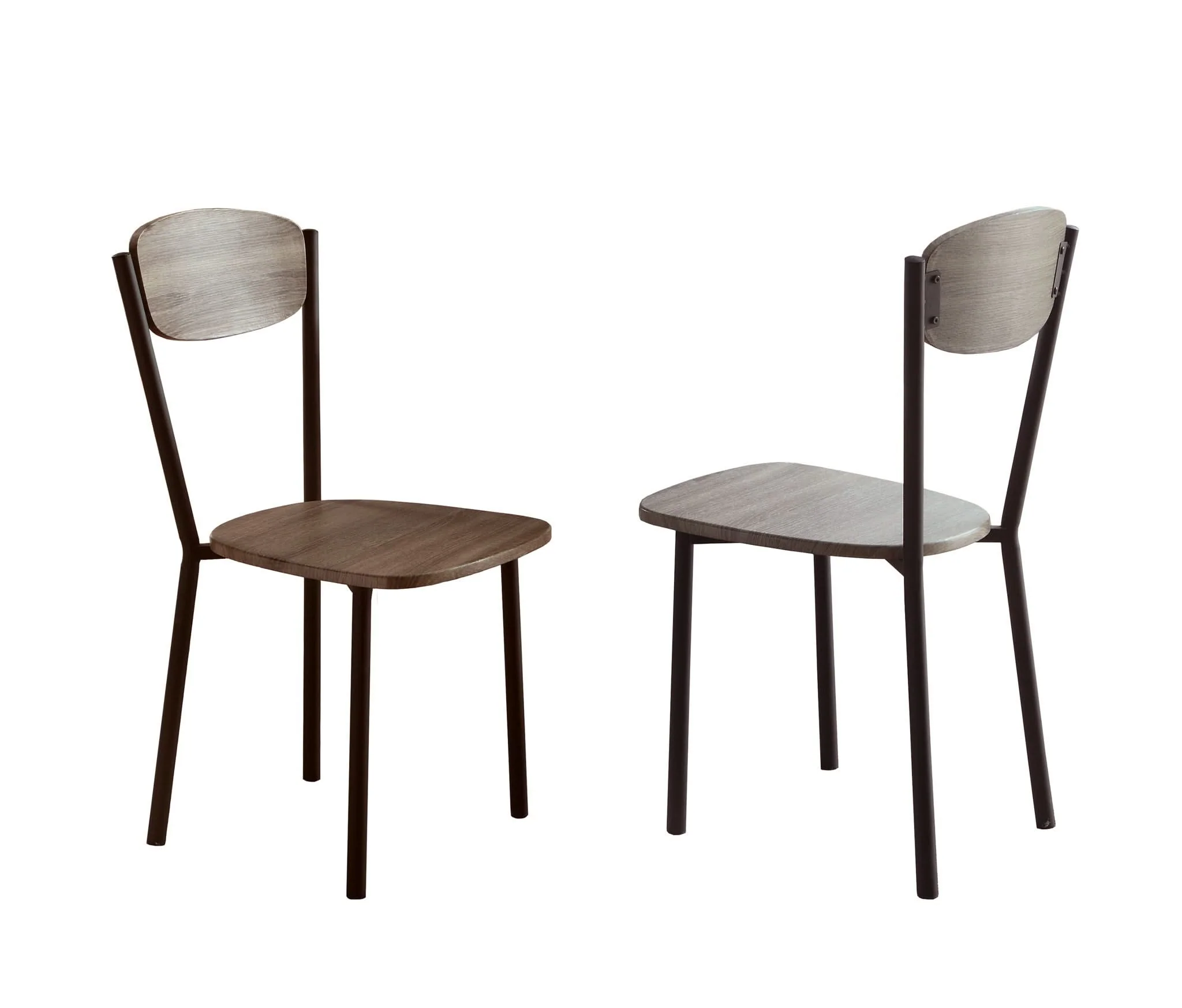 Blake - 5 Piece Round Dining Set - Light Brown - Image 2