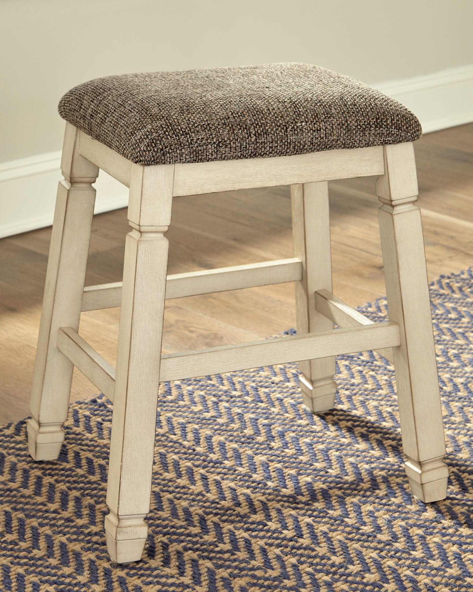 Bolanburg - Upholstered Stool (Set of 2) - Beige - Image 3