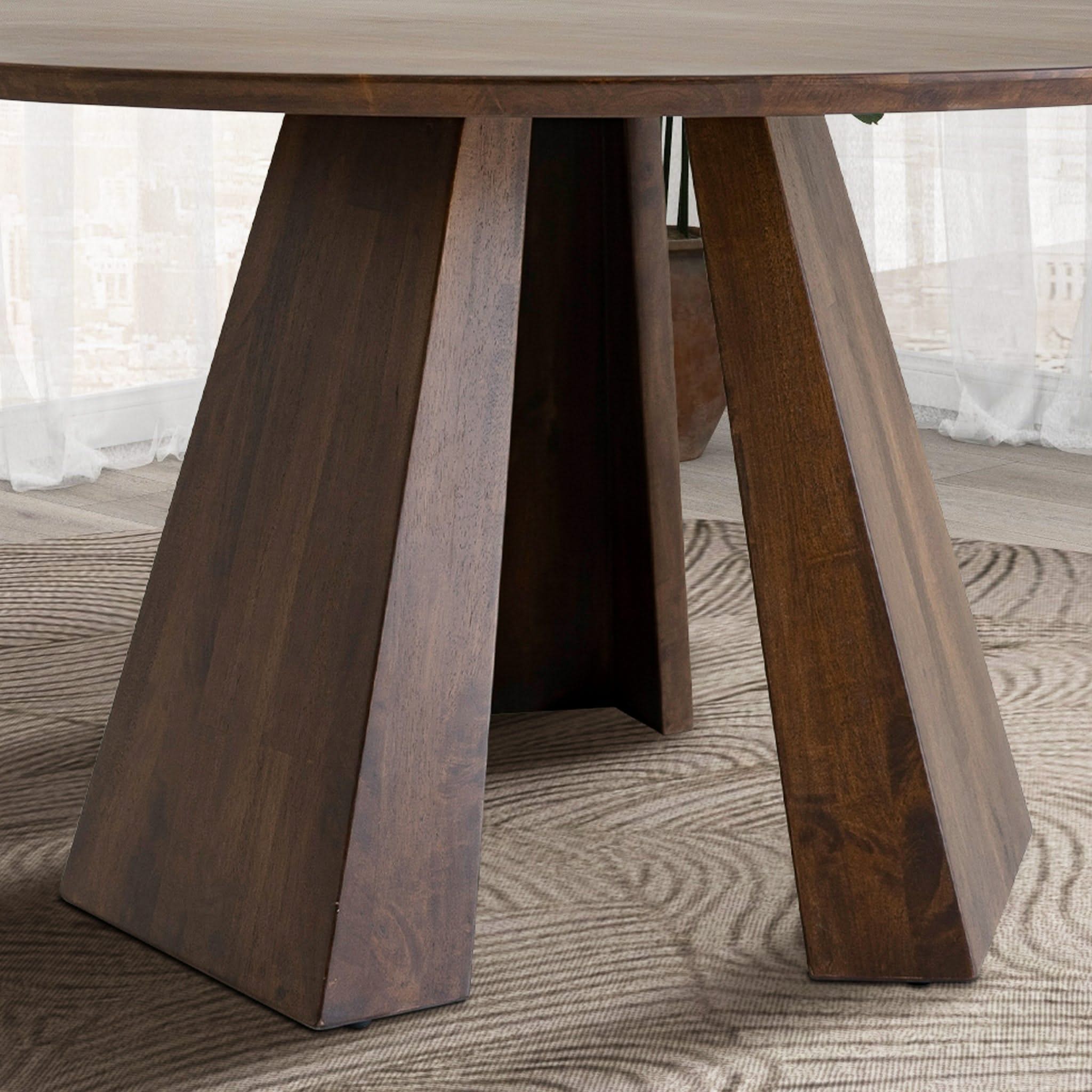 Bolton - Round Dining Table - Walnut - Image 2