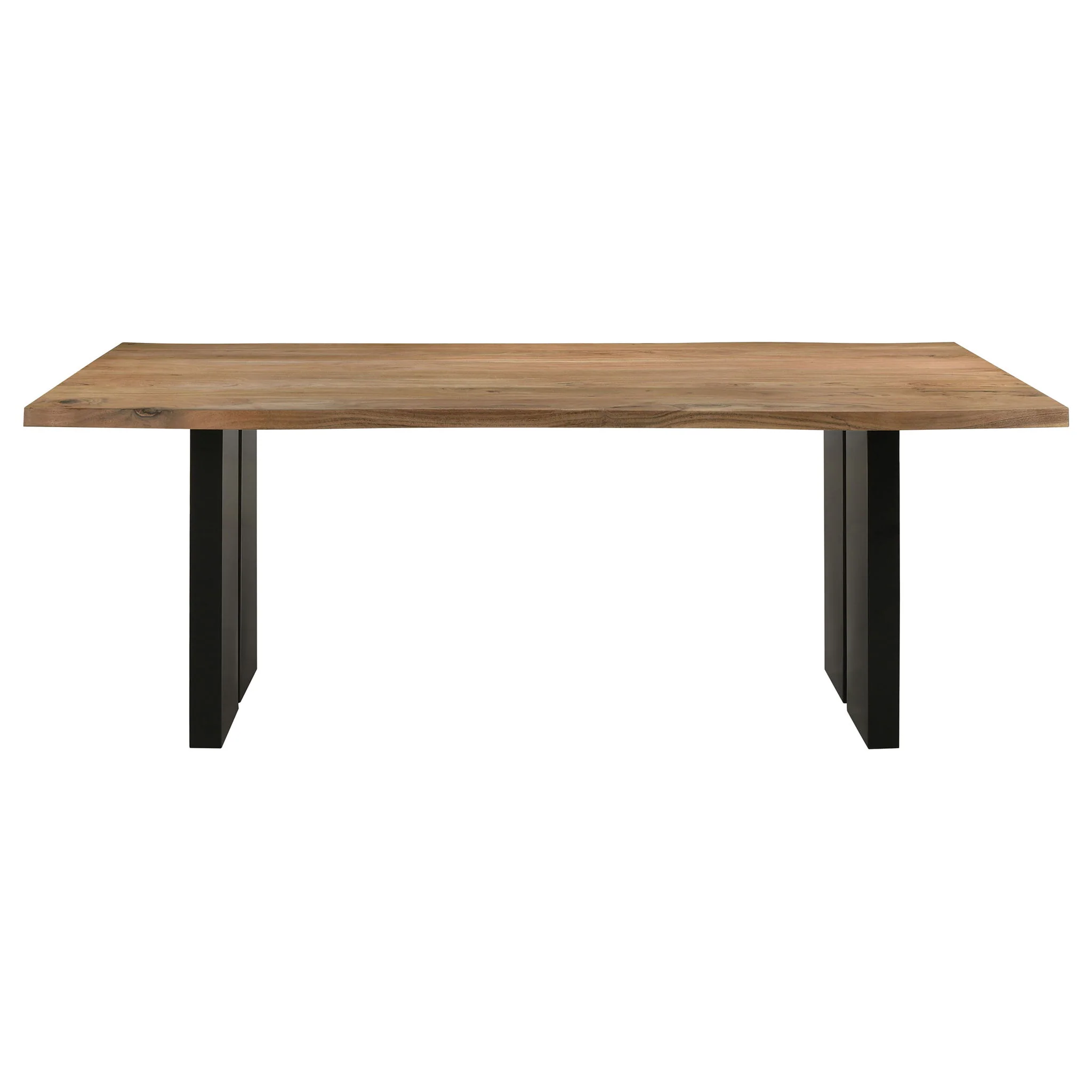 Bradshaw 80-inch Live Edge Wood Dining Table Natural Acacia - Image 2