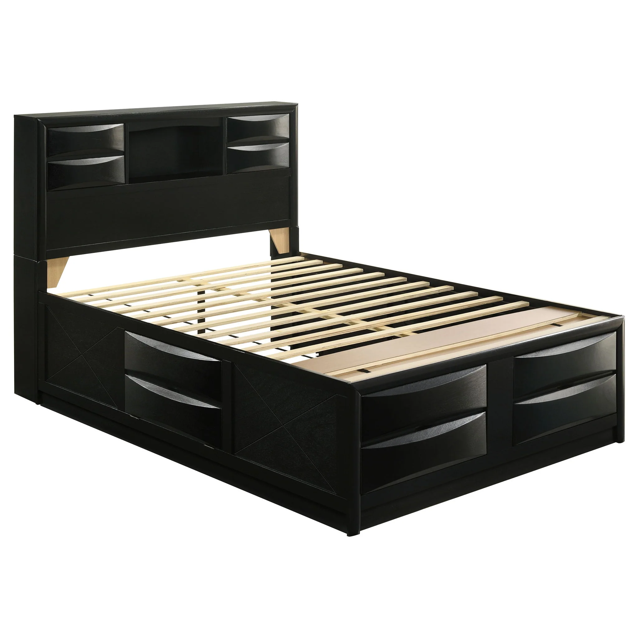 Briana 4-piece Queen Bedroom Set Black - Image 2