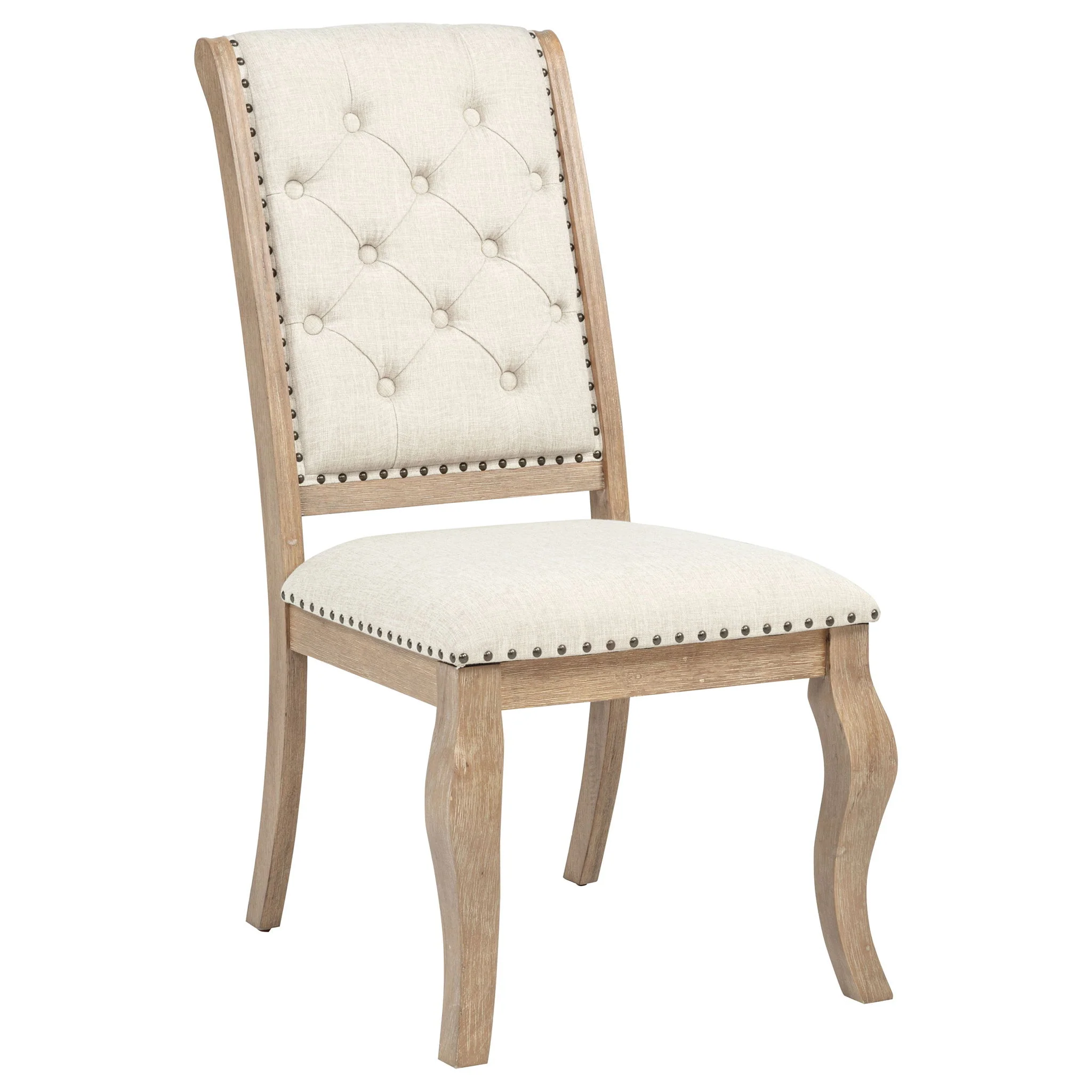 Brockway Upholstered Dining Chair Barley Brown (Set of 2) - Image 4