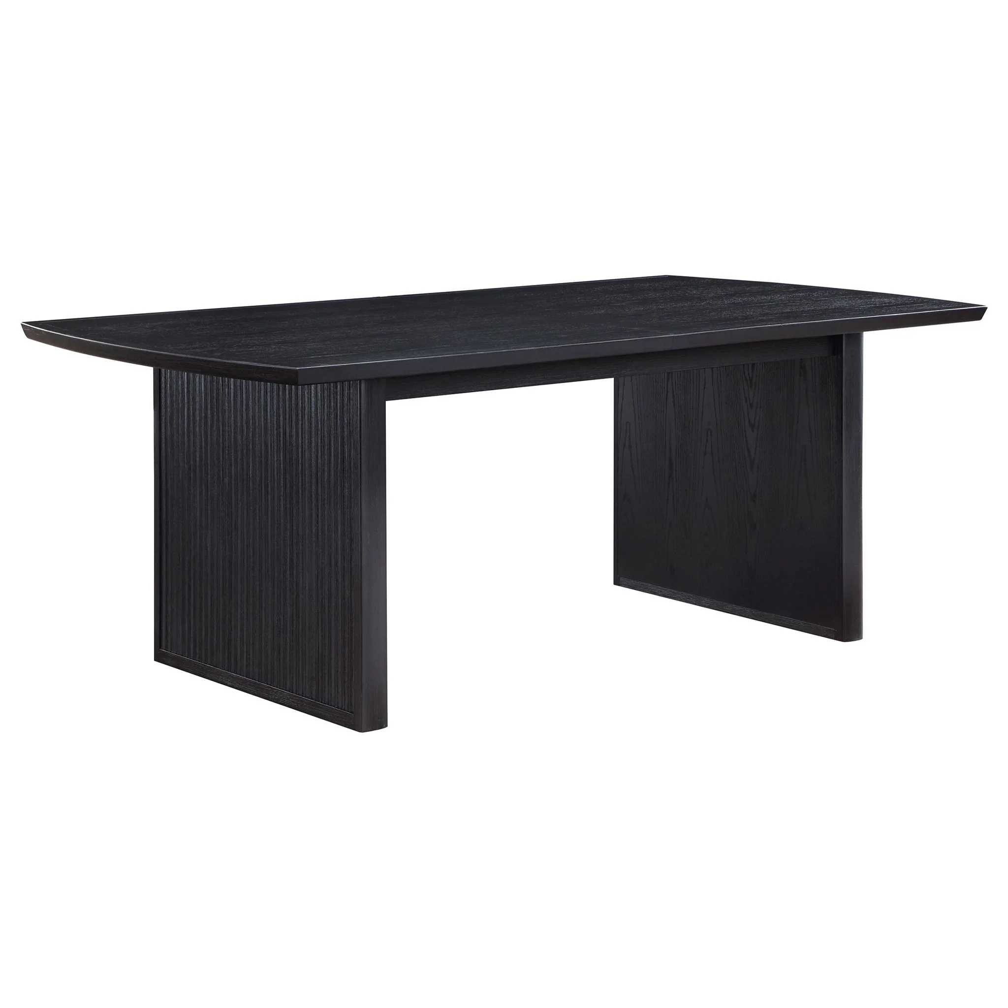Brookmead 100-inch Extension Leaf Dining Table Black - Image 3