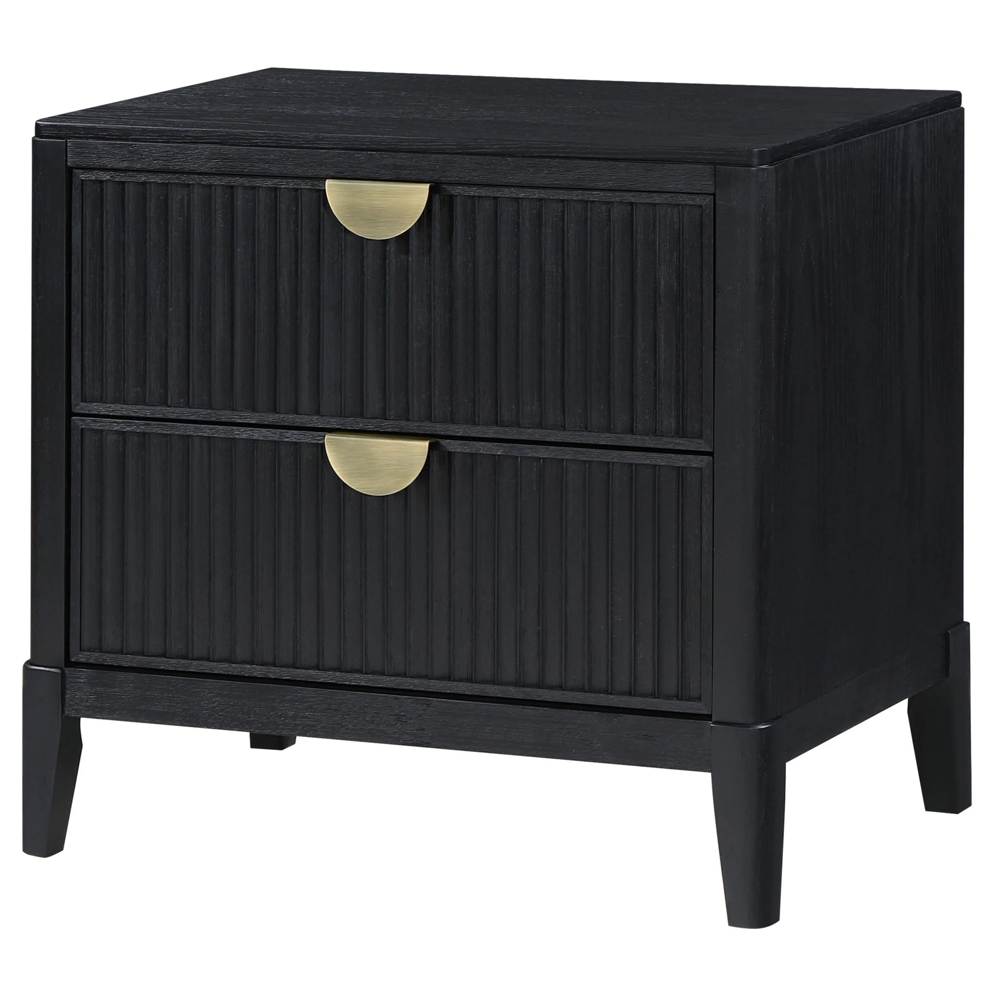 Brookmead 2-drawer Nightstand Black - Image 3