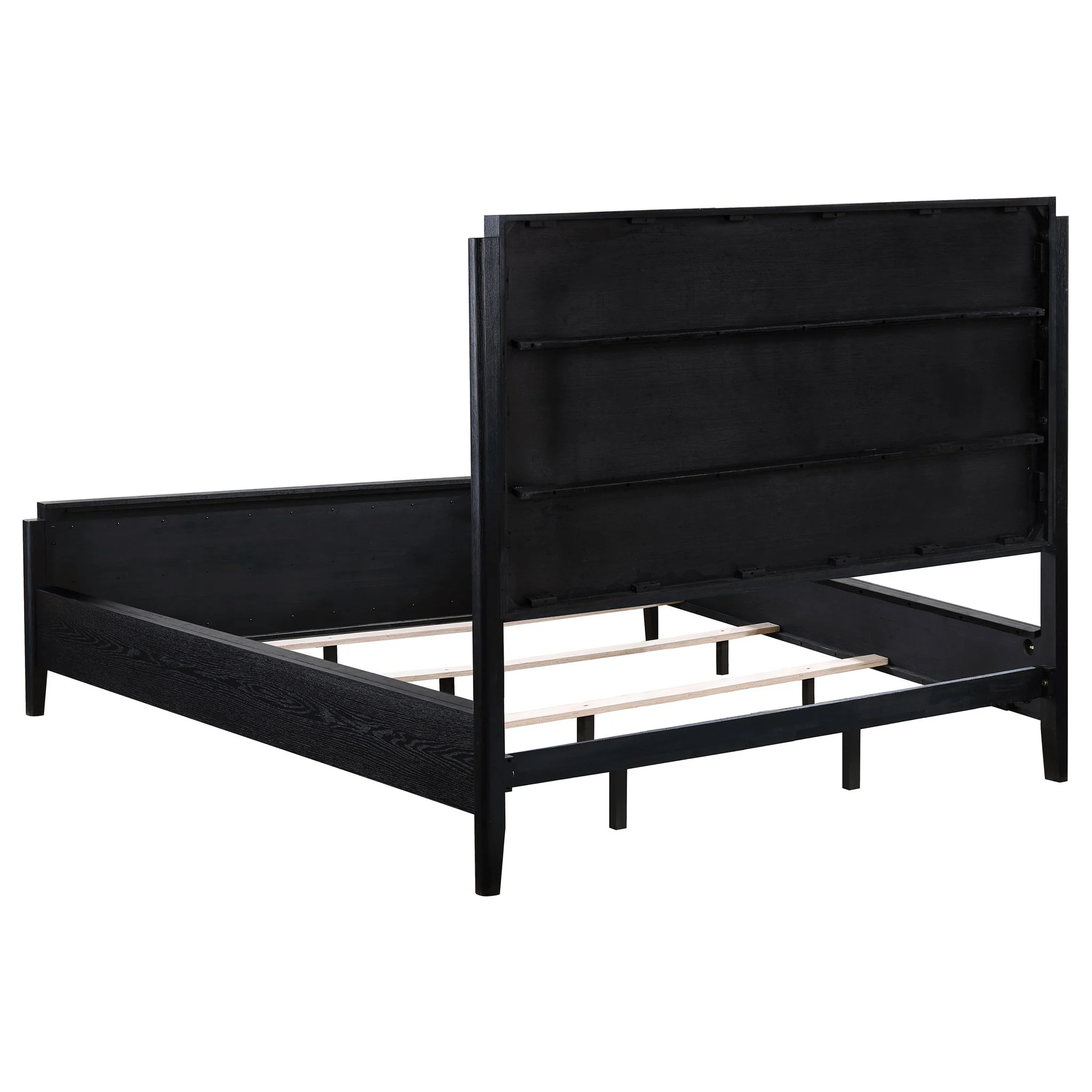 Brookmead 4-piece Upholstered Cal King Bedroom Set Black - Image 4