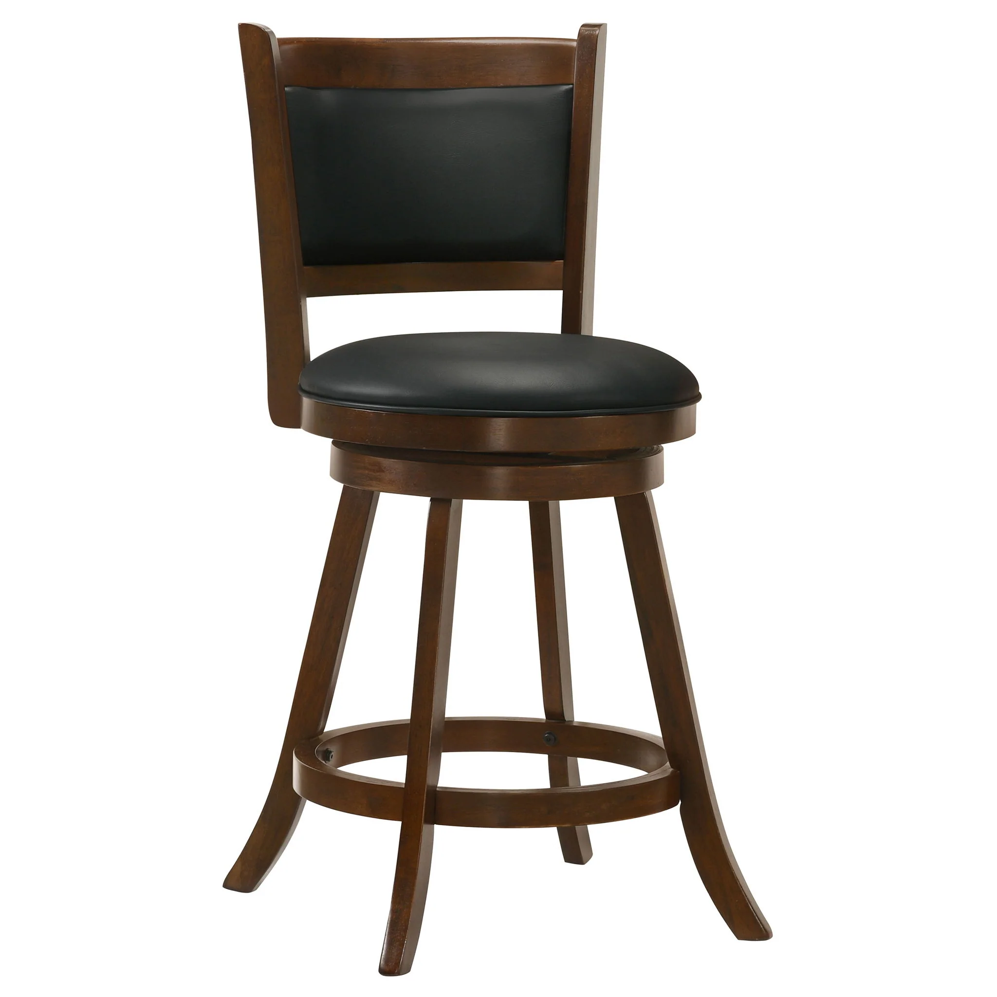 Broxton Upholstered Swivel Counter Chair Chestnut (Set of 2) - Image 3