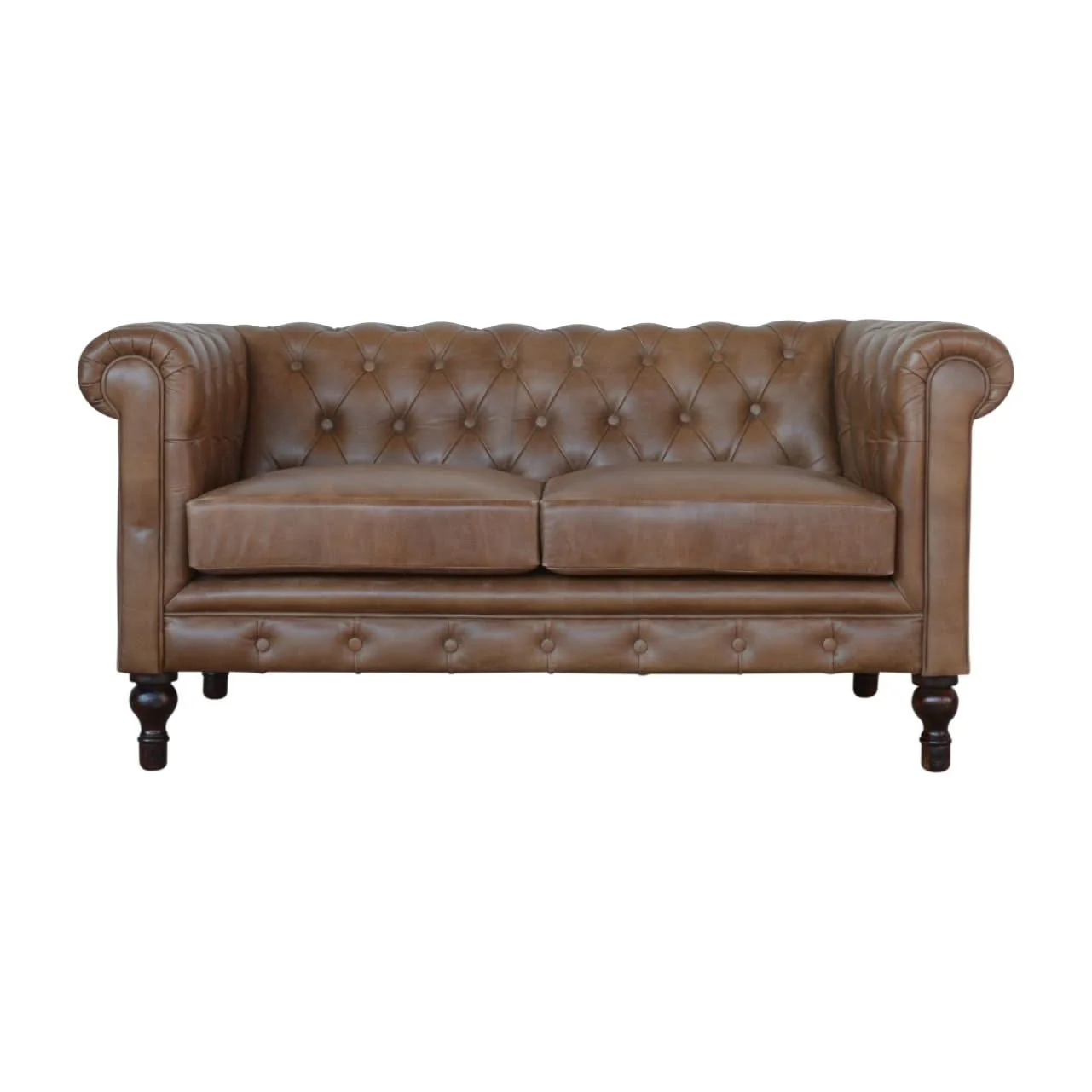 Buffalo - Chesterfield Sofa - Brown - Image 4