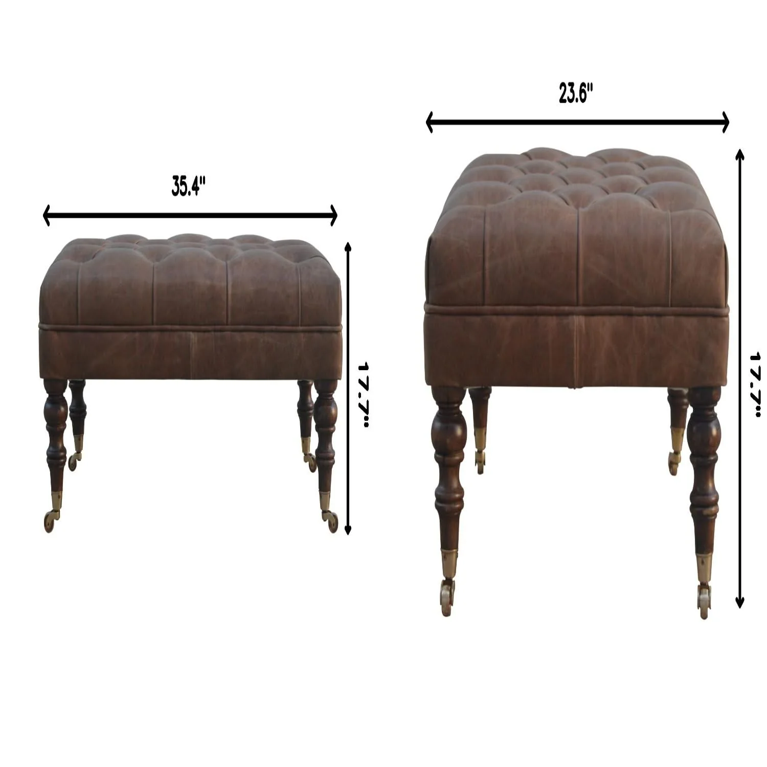 Buffalo - Ottoman With Castor Legs - Image 12