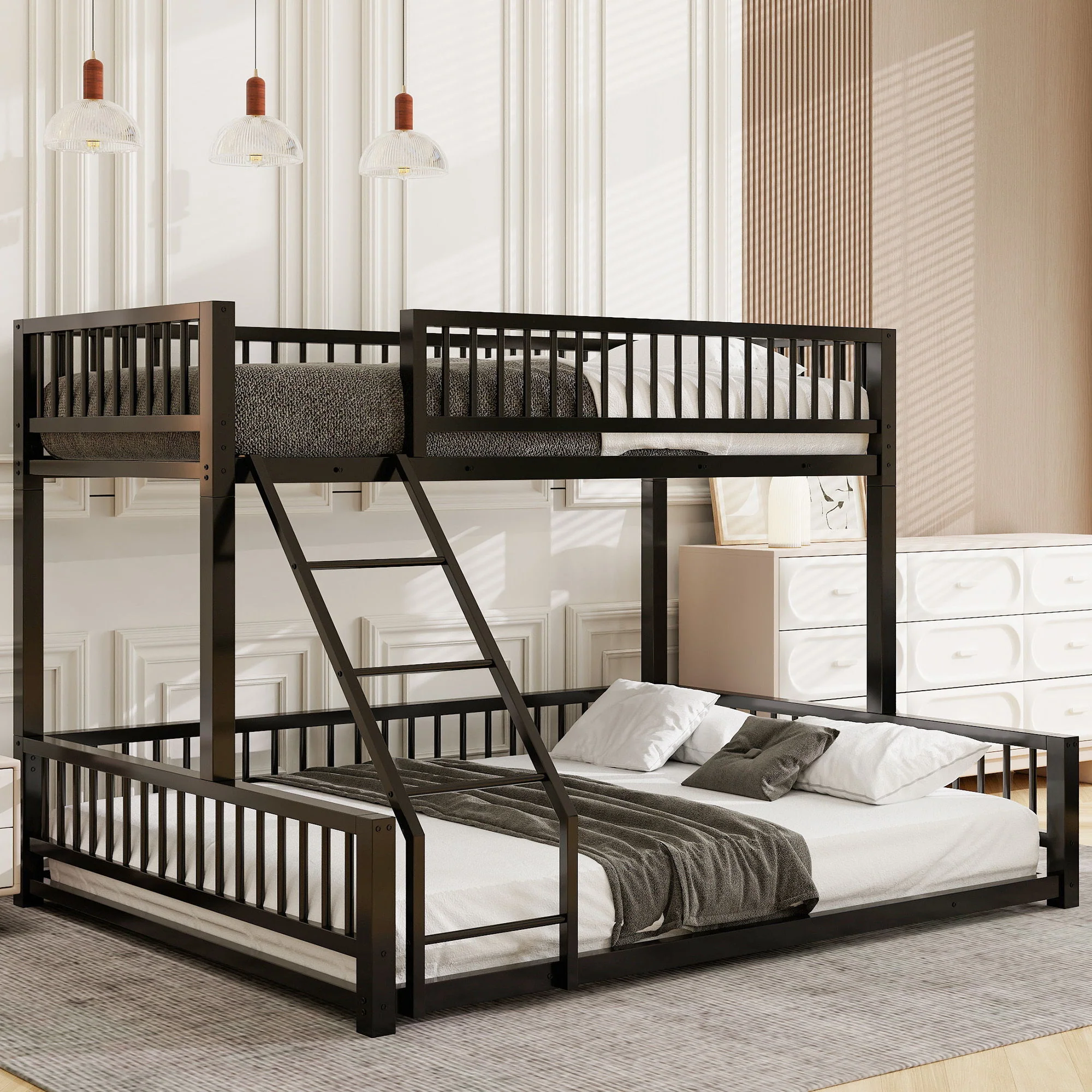 Bunk Bed With Ladder And Safety Guardrails - Image 15