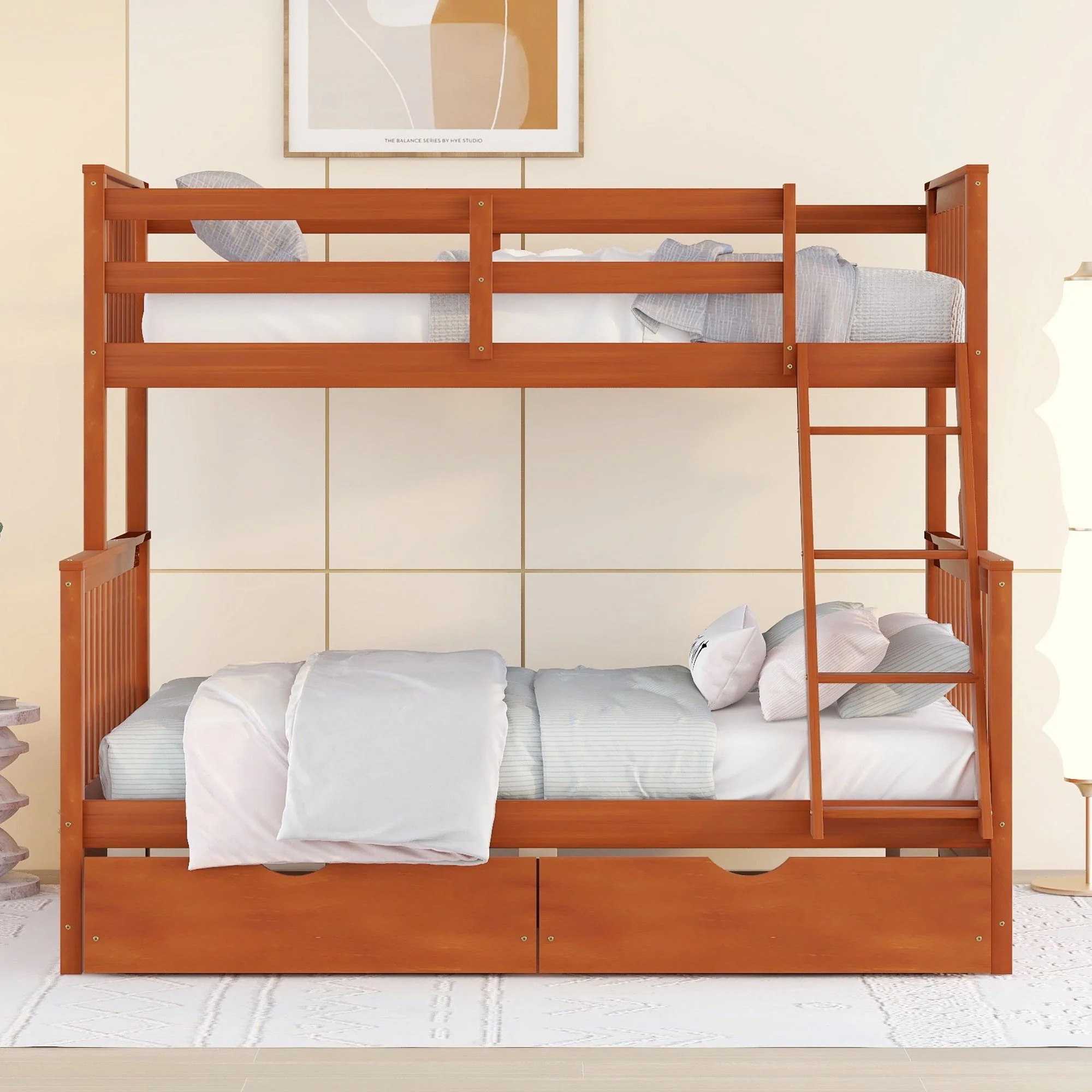 Bunk Bed With Ladders And 2 Storage Drawers - Image 24