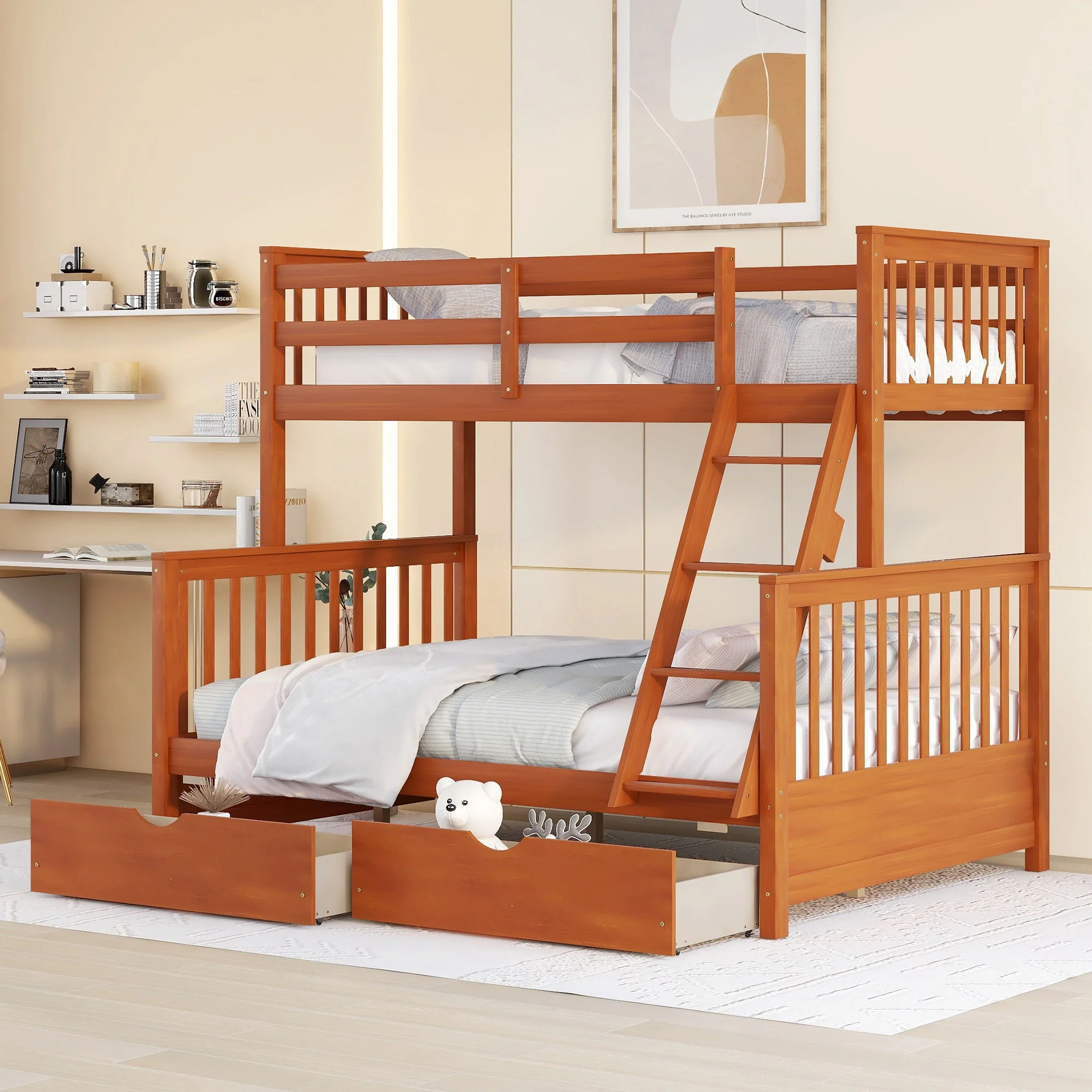 Bunk Bed With Ladders And 2 Storage Drawers - Image 25