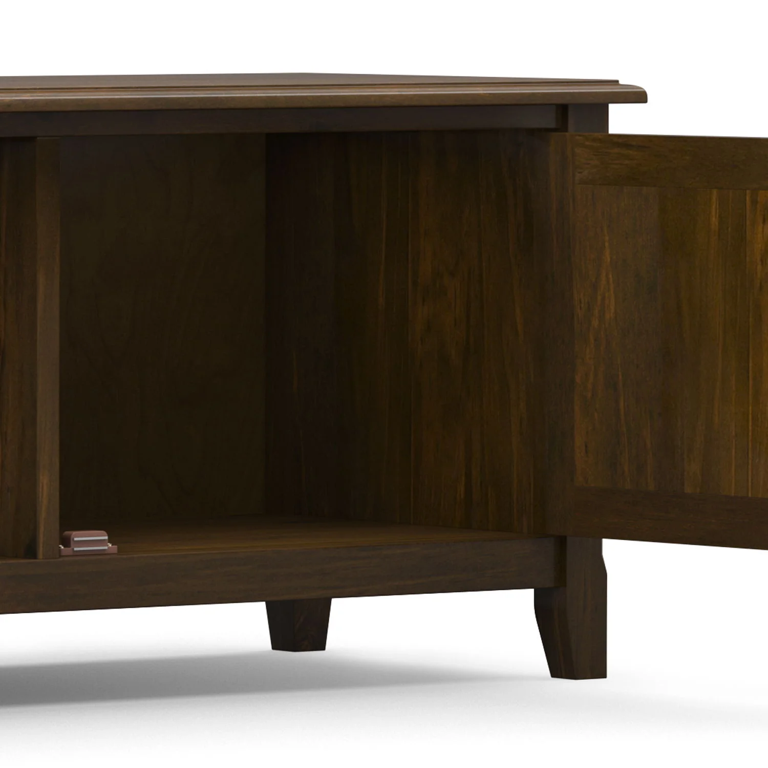 Burlington - Low TV Media Stand - Mahogany - Image 3