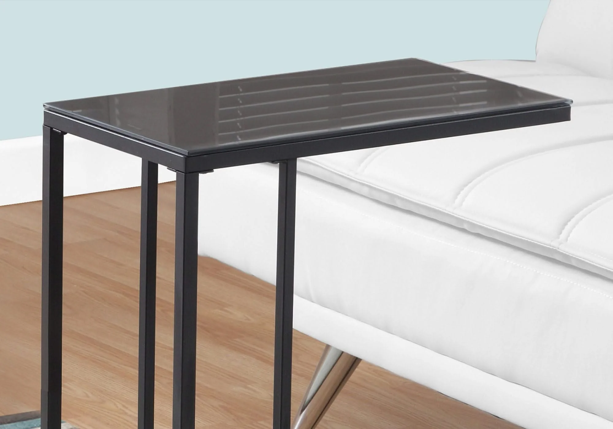 C-Shaped Accent Table For Living Room - Image 6
