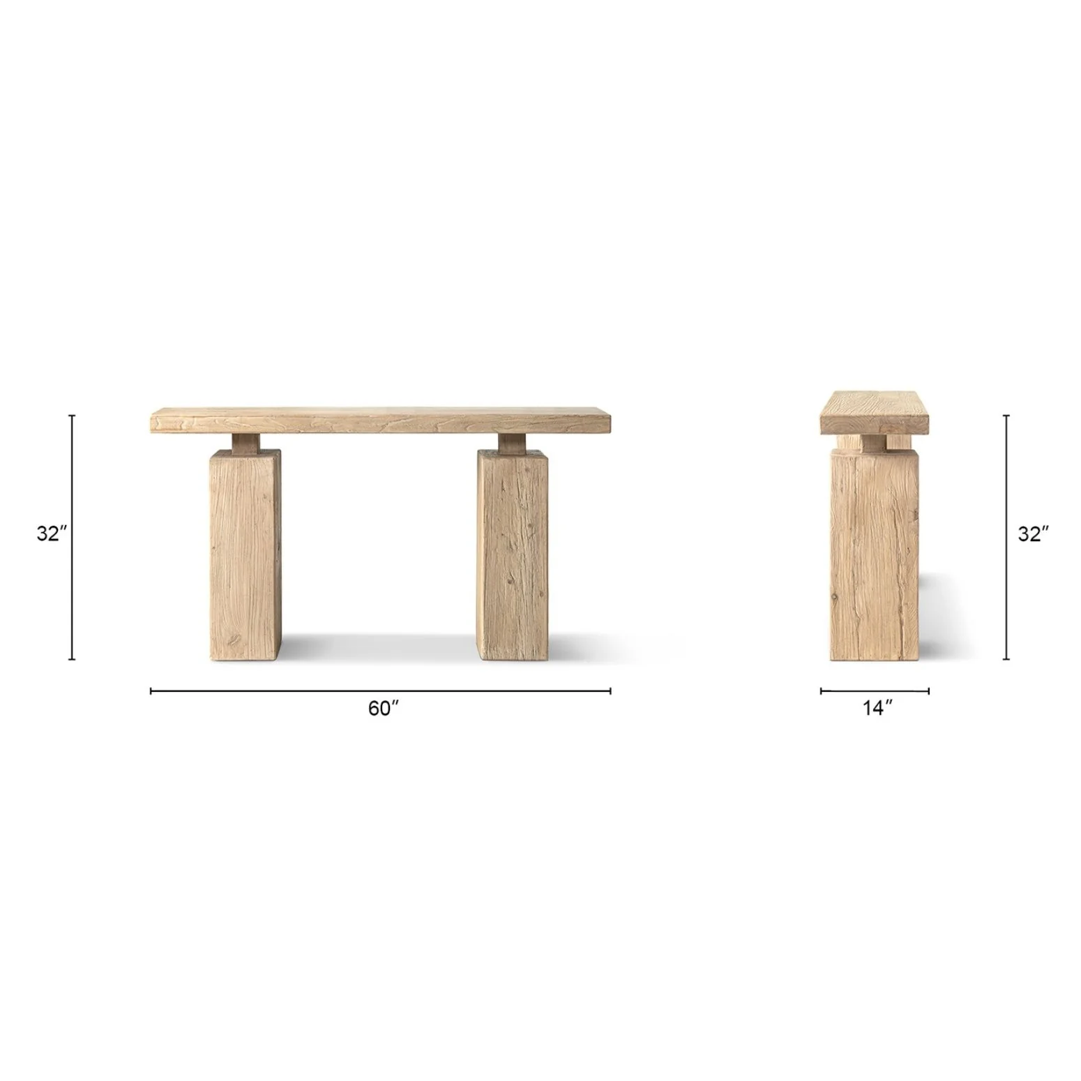 Calder - Console Table - Natural - Image 2