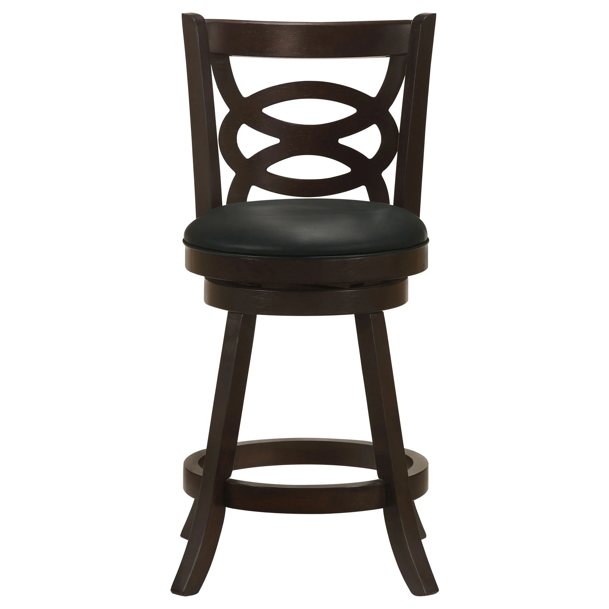 Calecita Wood Swivel Counter Stool Cappuccino (Set of 2) - Image 3