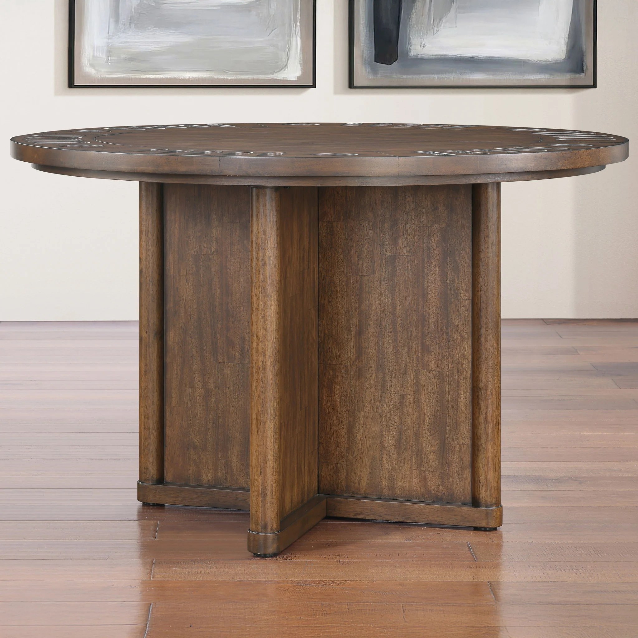 Cambridge - Dining Table With Game Table Top - Brown - Image 2