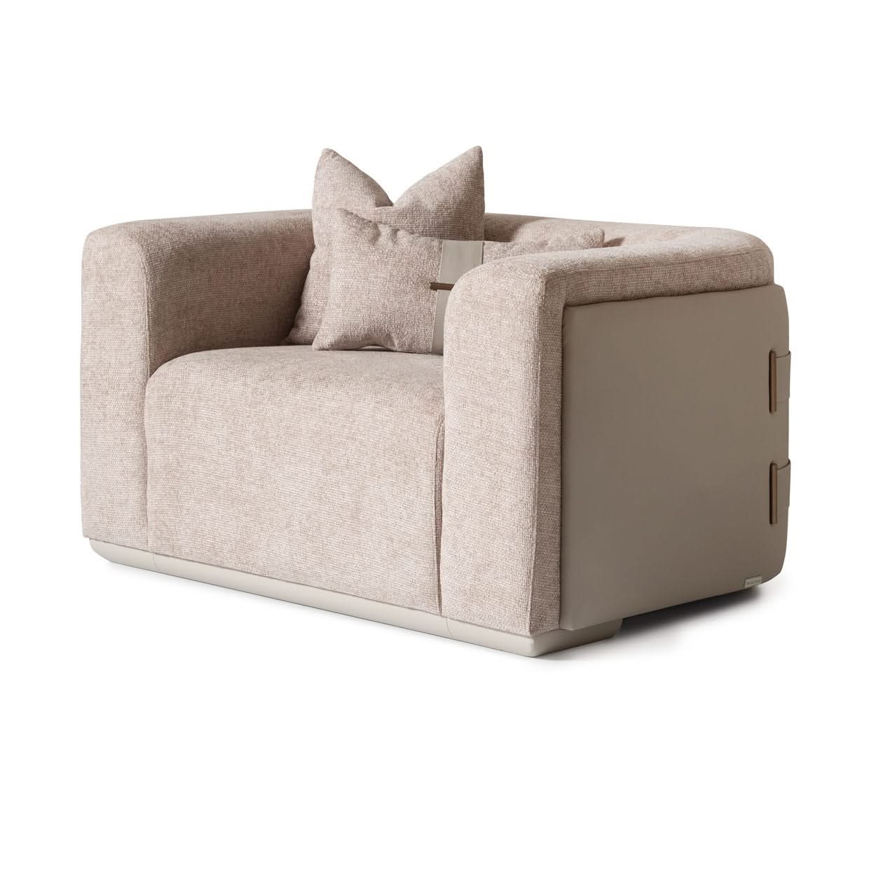Canberra - Chair And A Half - Mink - Image 3
