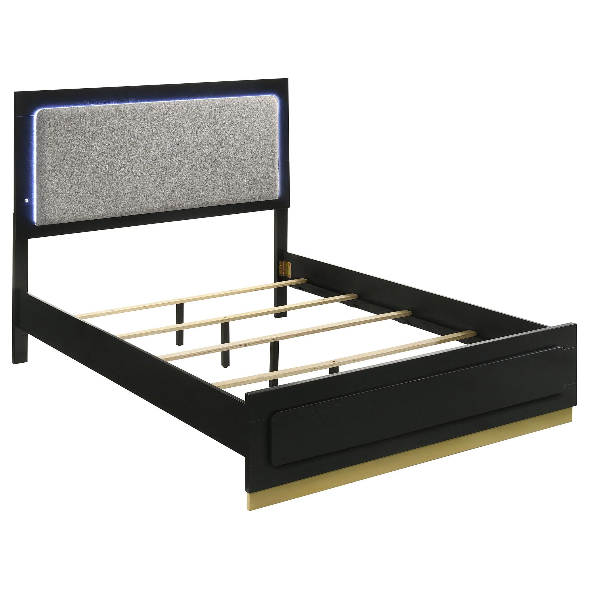Caraway 4-piece Eastern King Bedroom Set Black - Image 4
