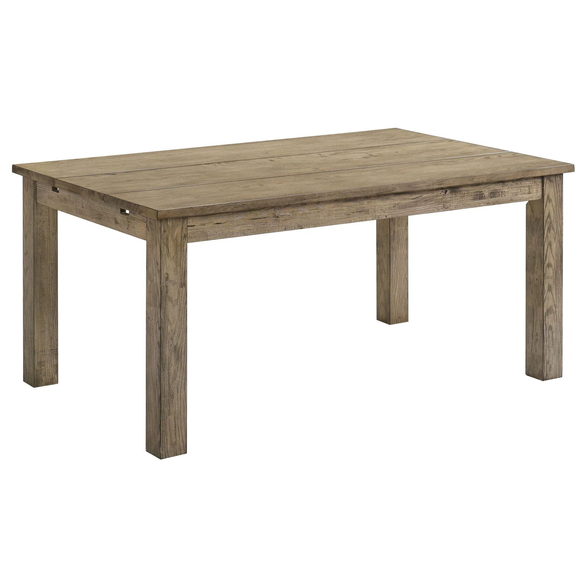 Cardova 87-inch Solid Wood Extension Dining Table Vineyard Oak - Image 2