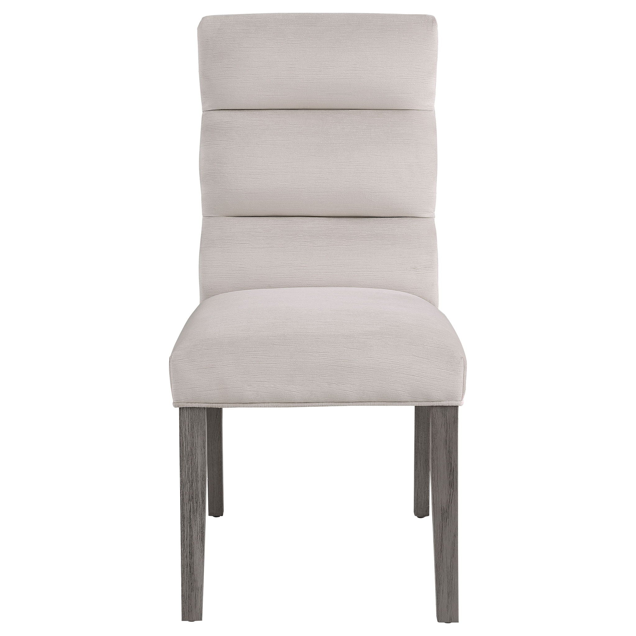 Carla Velvet Upholstered Dining Side Chair Stone (Set of 2) - Image 4