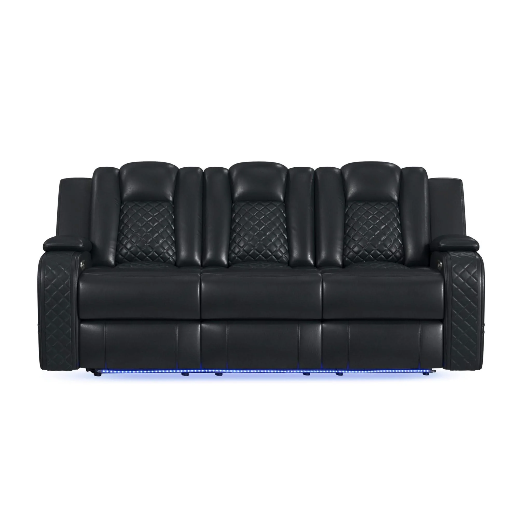 Carlo - Power Motion Sofa With Power Headrest, Dropdown Table, Power Strip, LED And Reading Light - Image 3