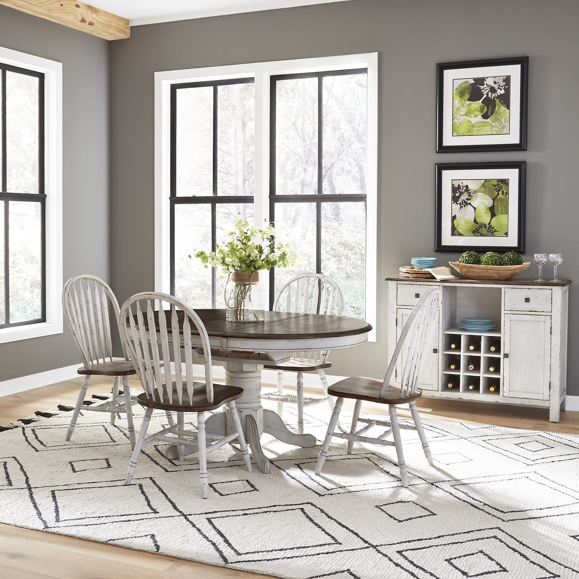 Carolina Crossing - Pedestal Table Set - Image 5